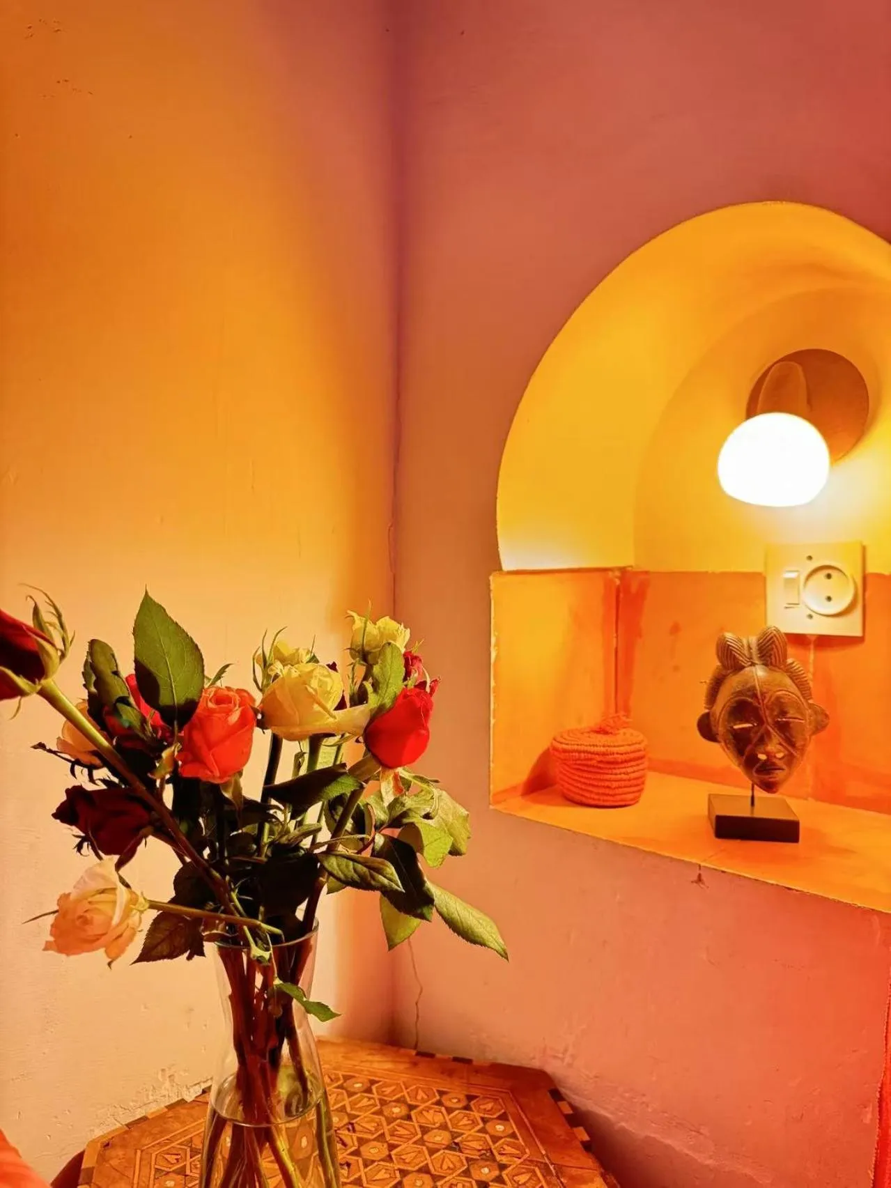 Decorative detail in Riad Zara