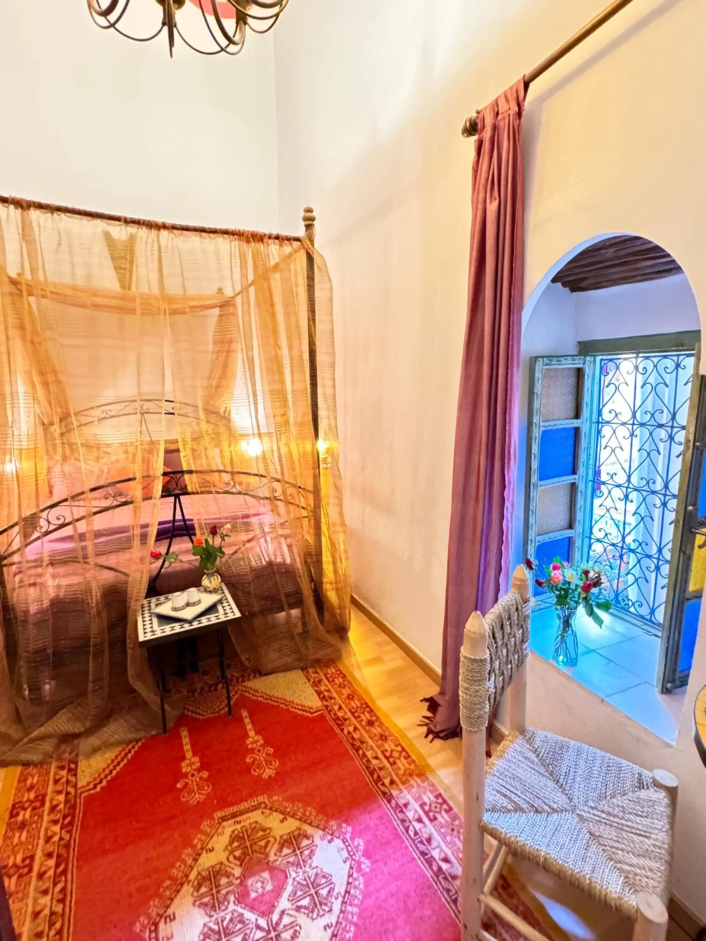 Bed in Riad Zara
