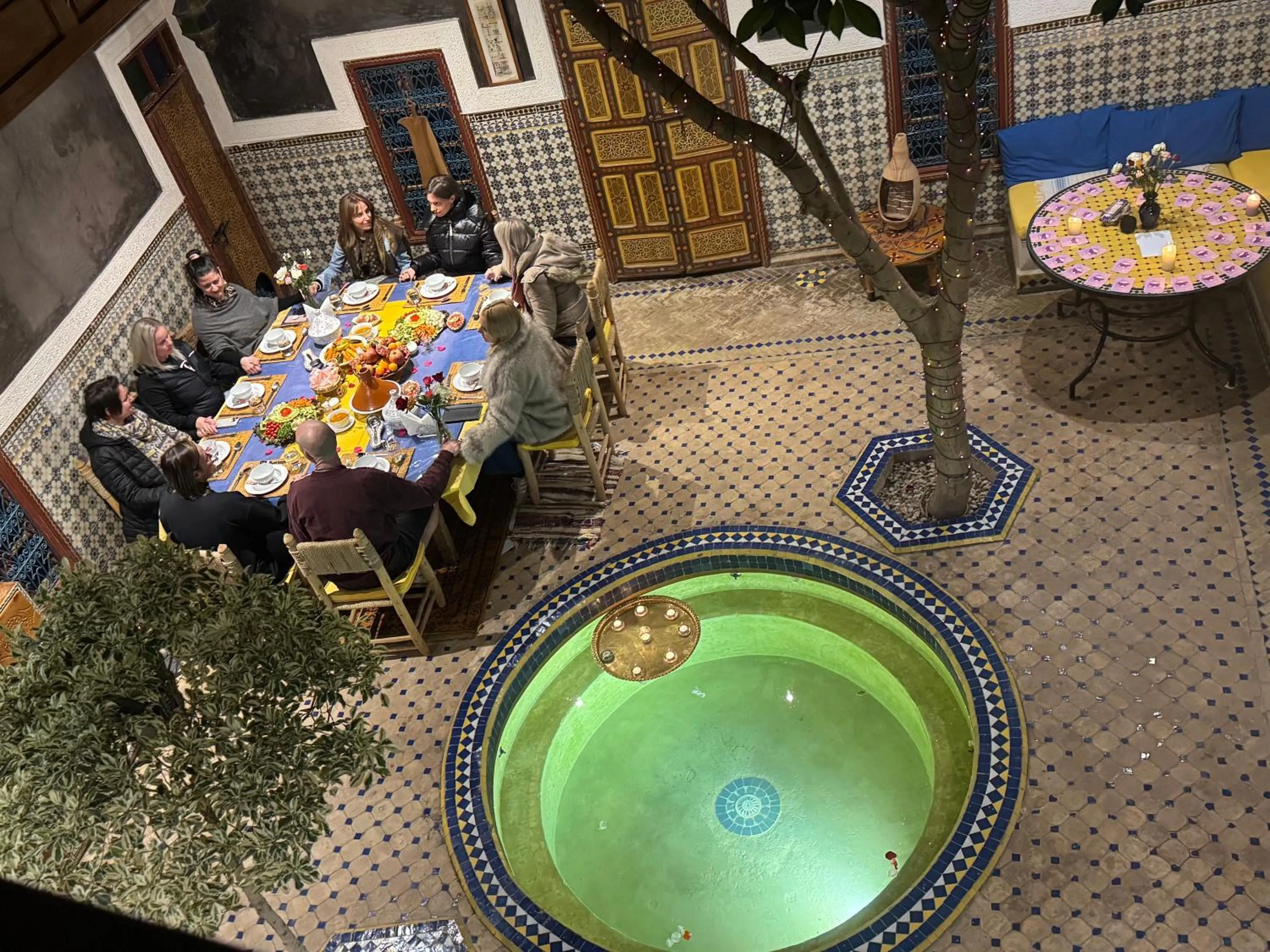 Patio in Riad Zara