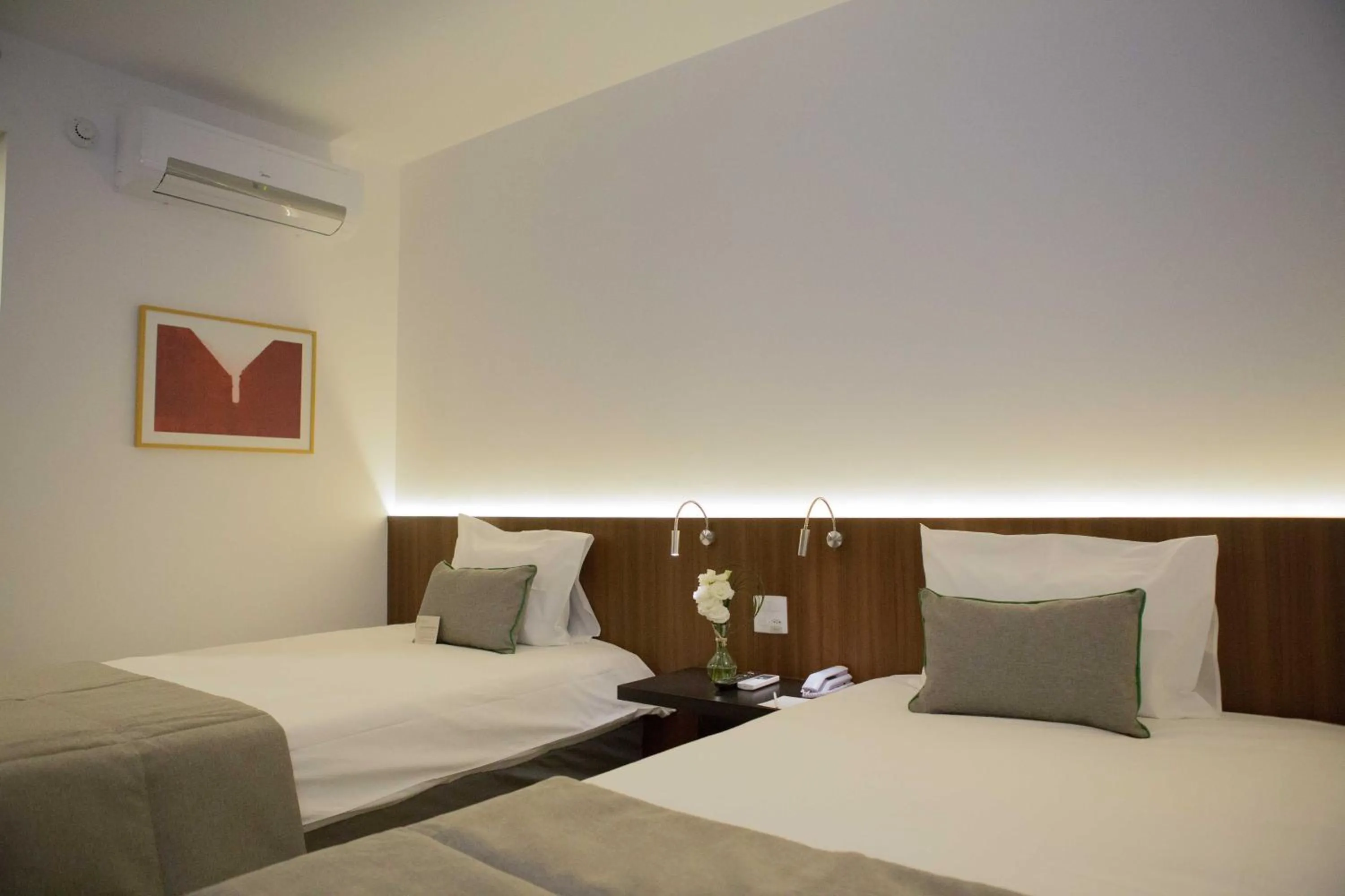 Bed in Wyndham Garden Ribeirão Preto Convention