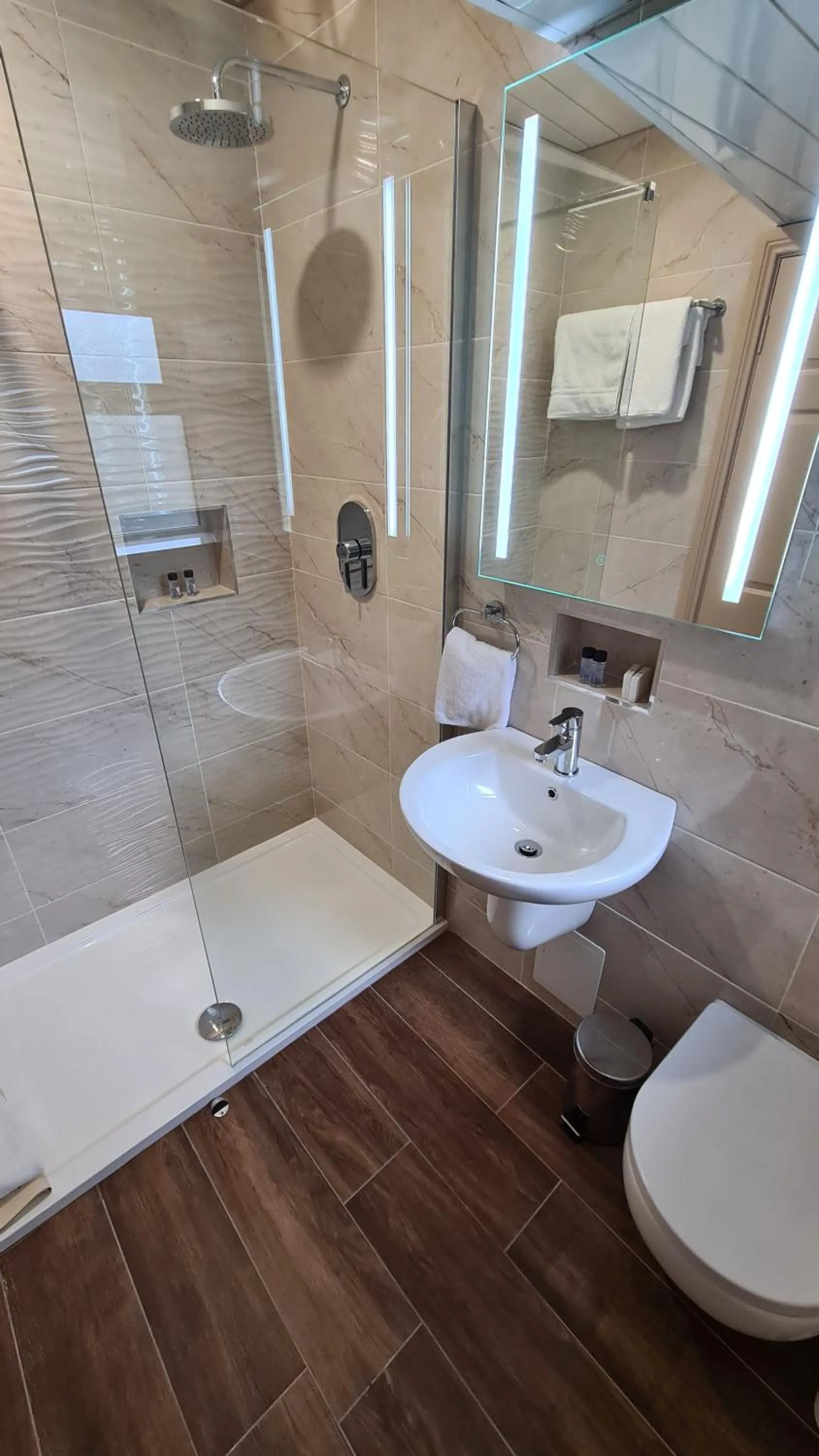 Shower in The Farnham Arms Hotel