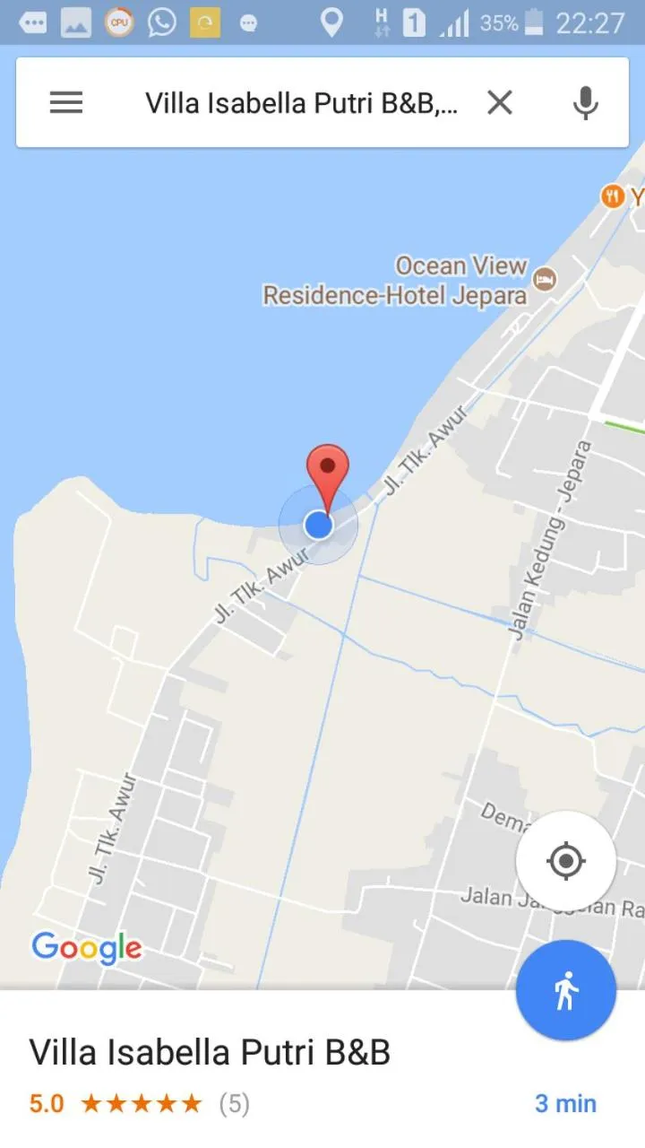 Property building in Villa Isabella Putri B&B