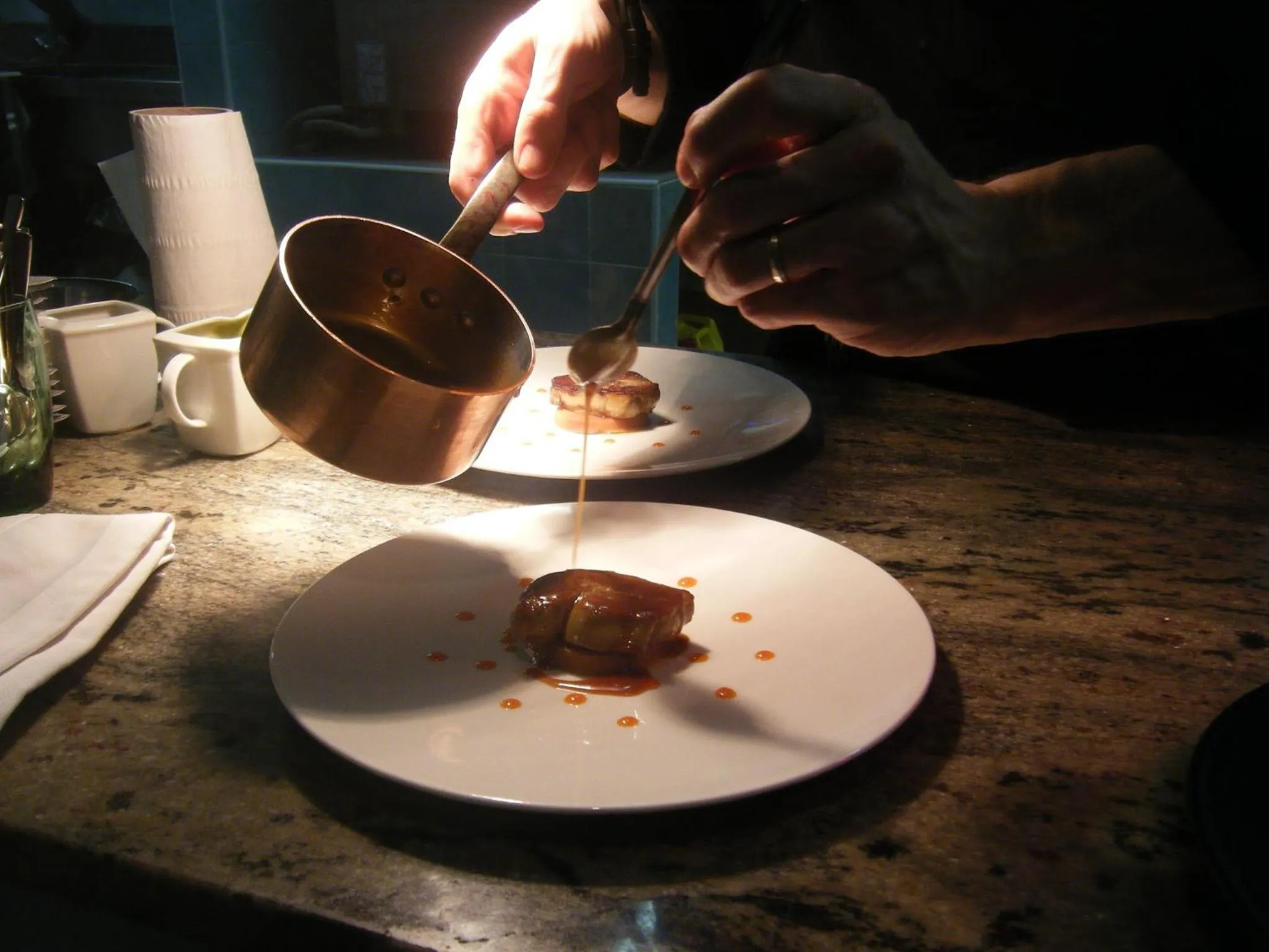 Food close-up in Le Carré d'Alethius Logis Hôtel-Restaurant Gastronomique