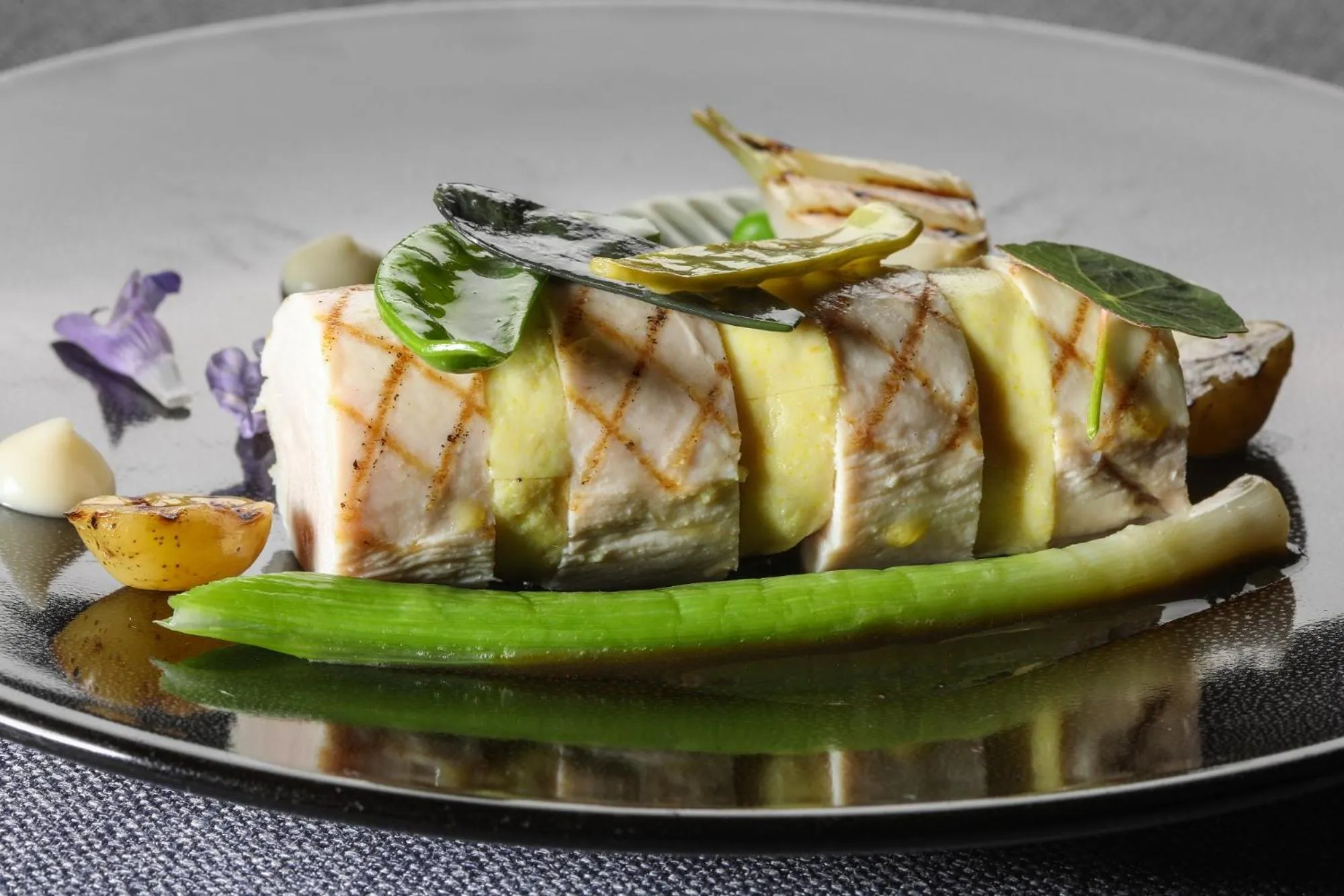 Dinner in Le Carré d'Alethius Logis Hôtel-Restaurant Gastronomique