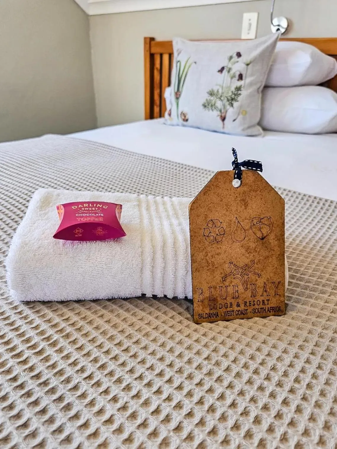 Bed in Blue Bay Lodge