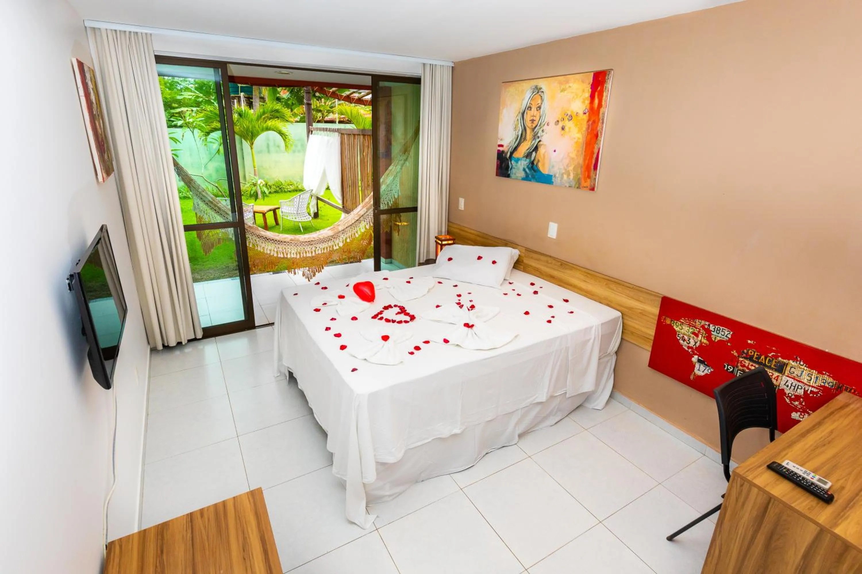 Bed in Xainã Pousada de Charme