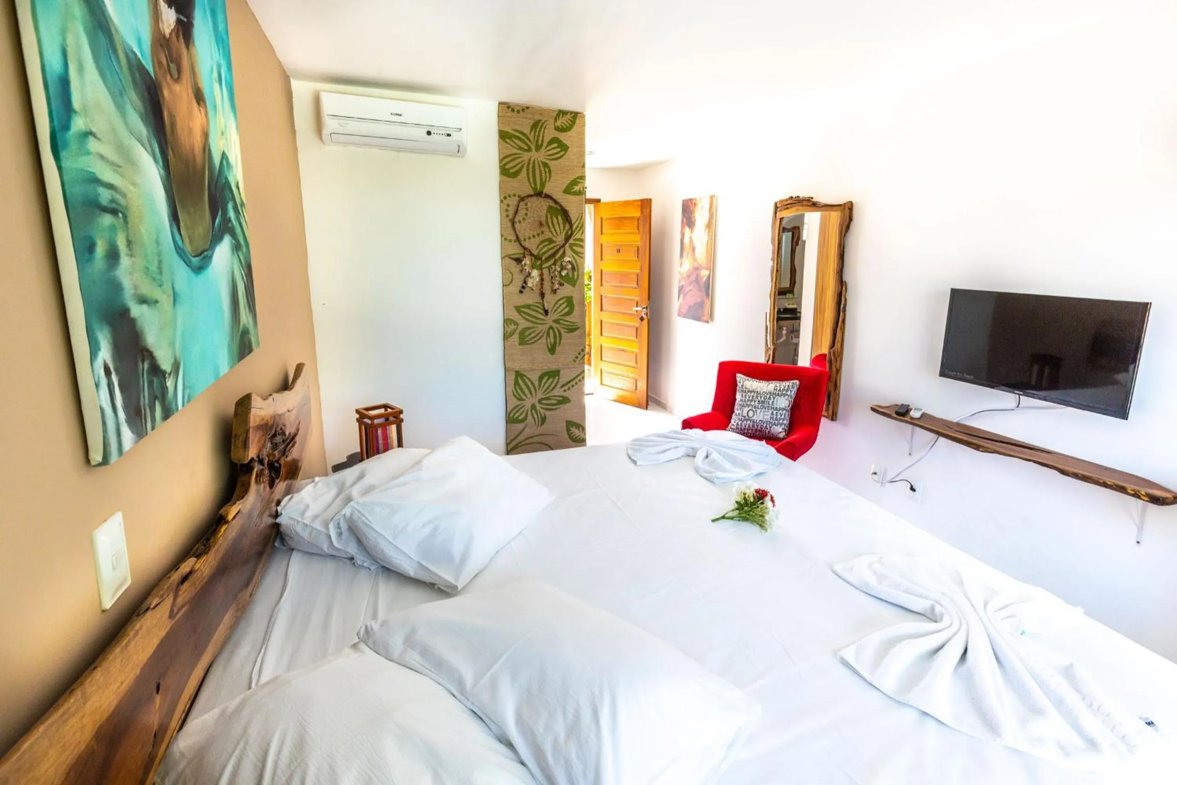 Bed in Xainã Pousada de Charme