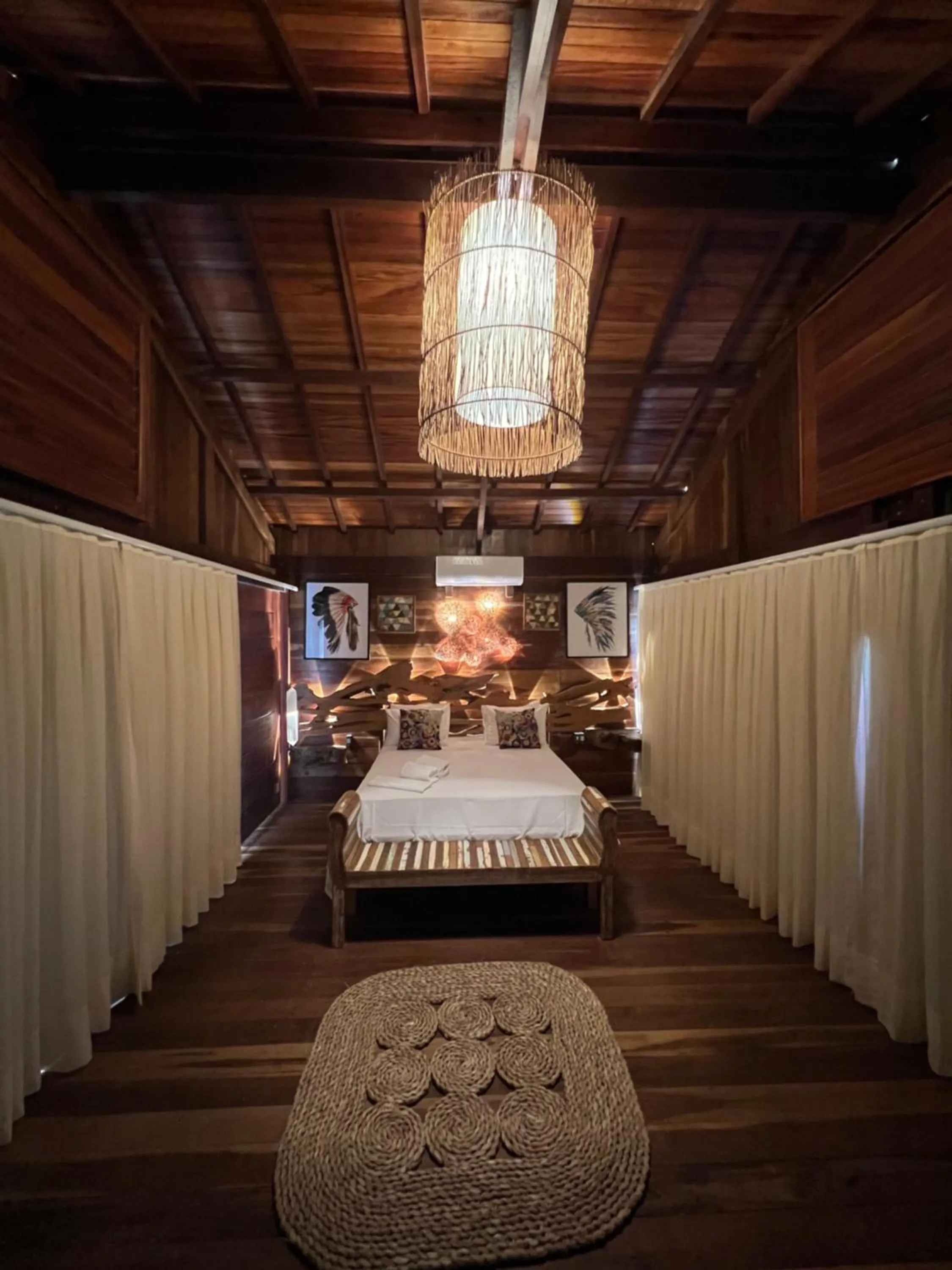 Bed in Xainã Pousada de Charme