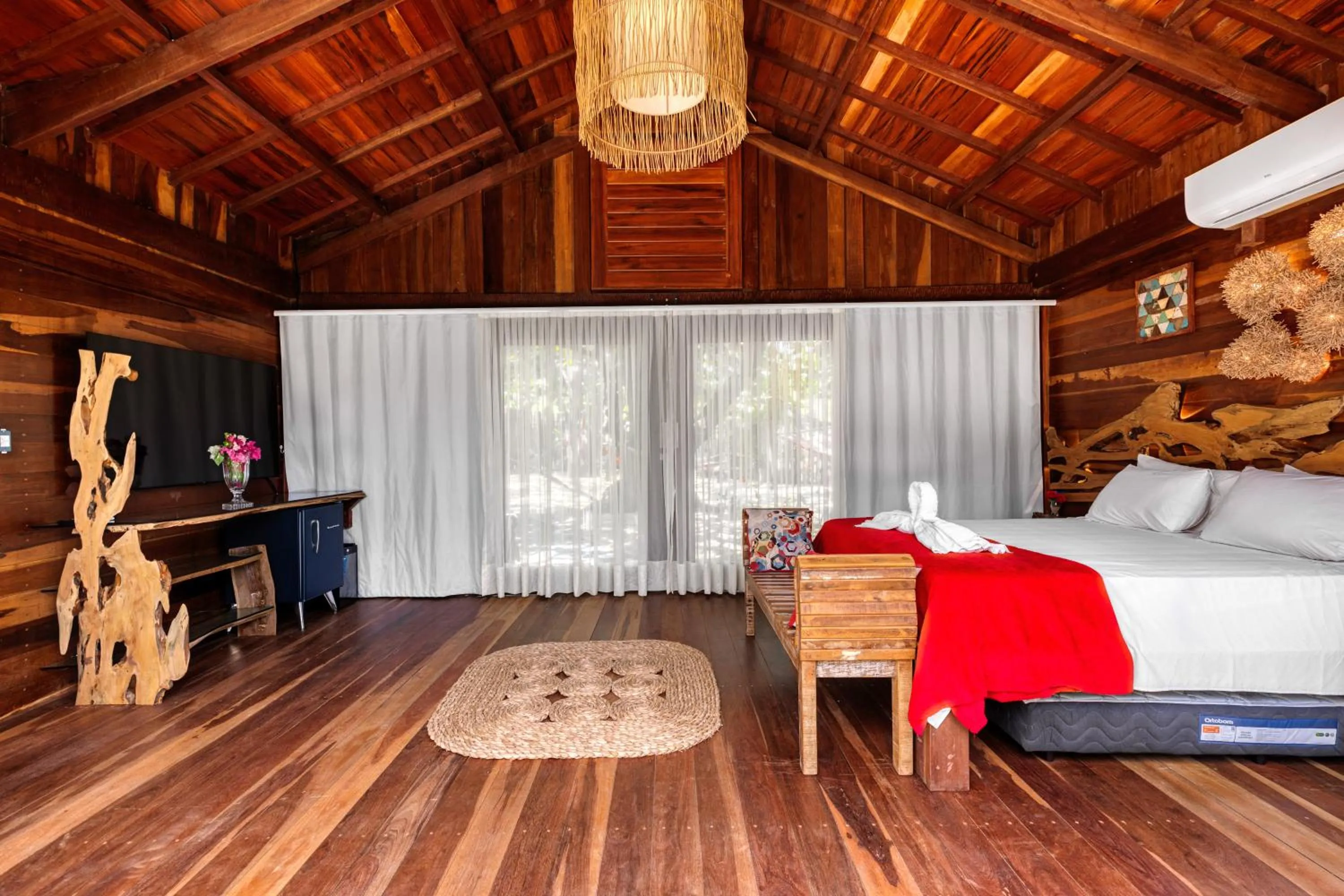 Bed in Xainã Pousada de Charme