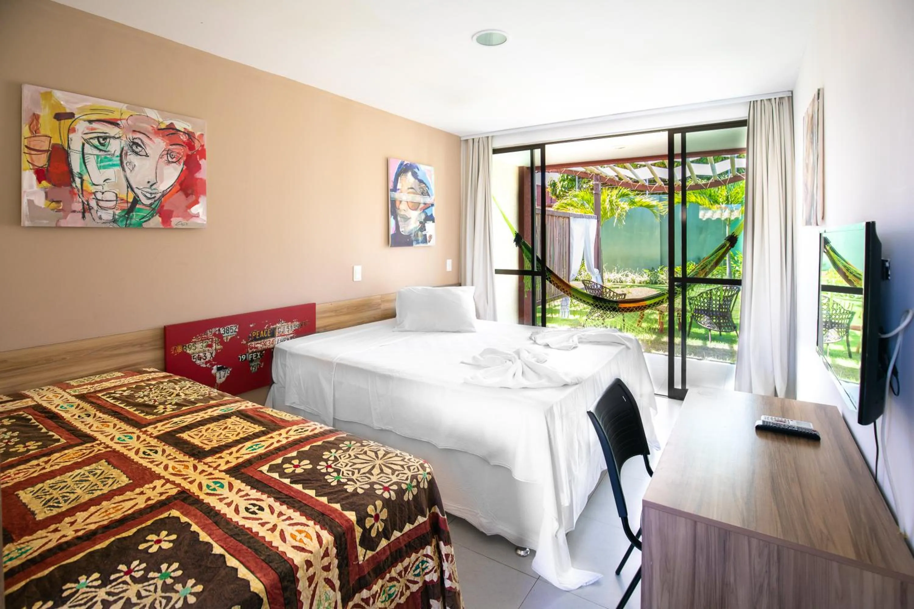 Bed in Xainã Pousada de Charme