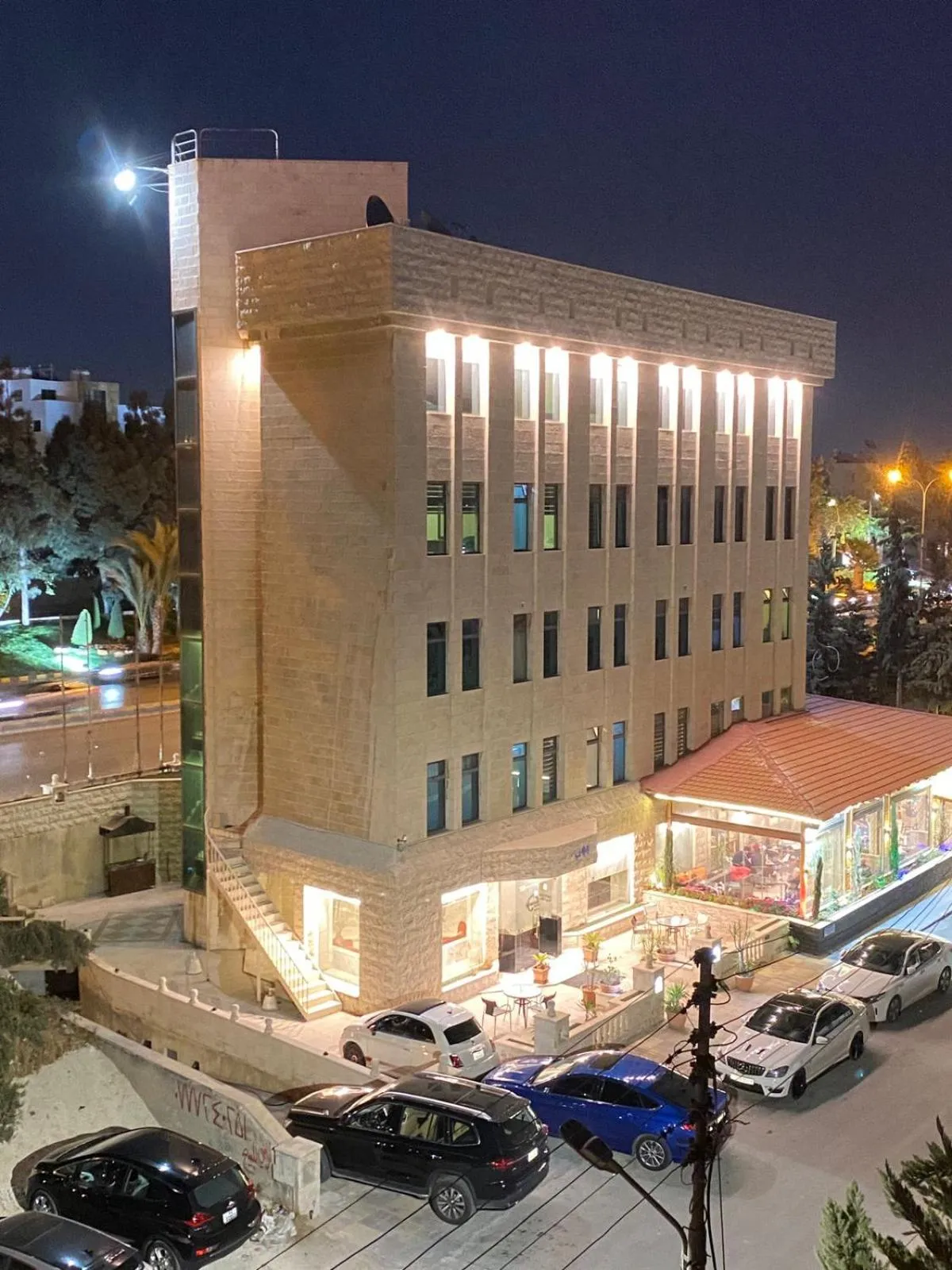 Property building in Rozana Hotel