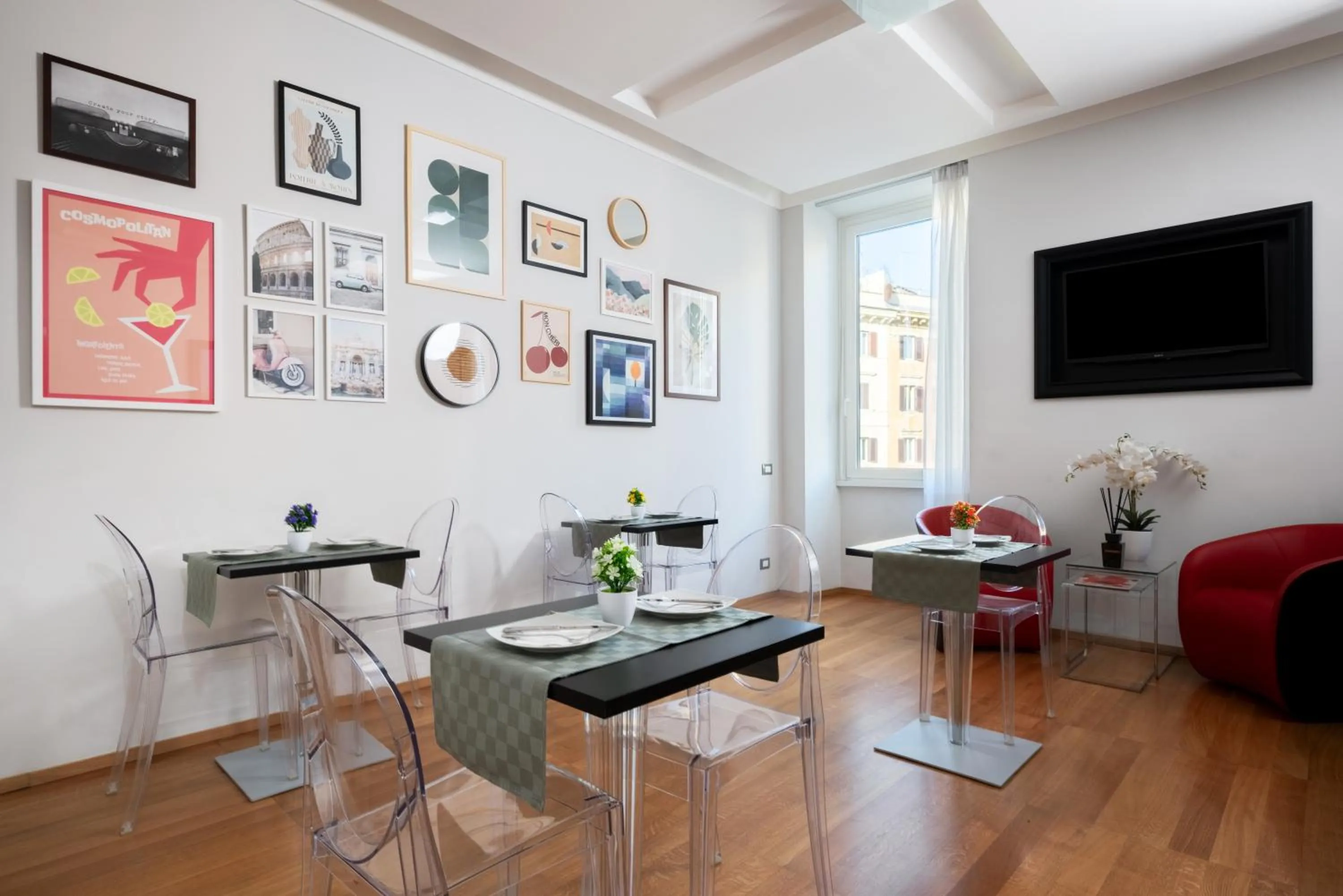 Living room in Mascherino Suites