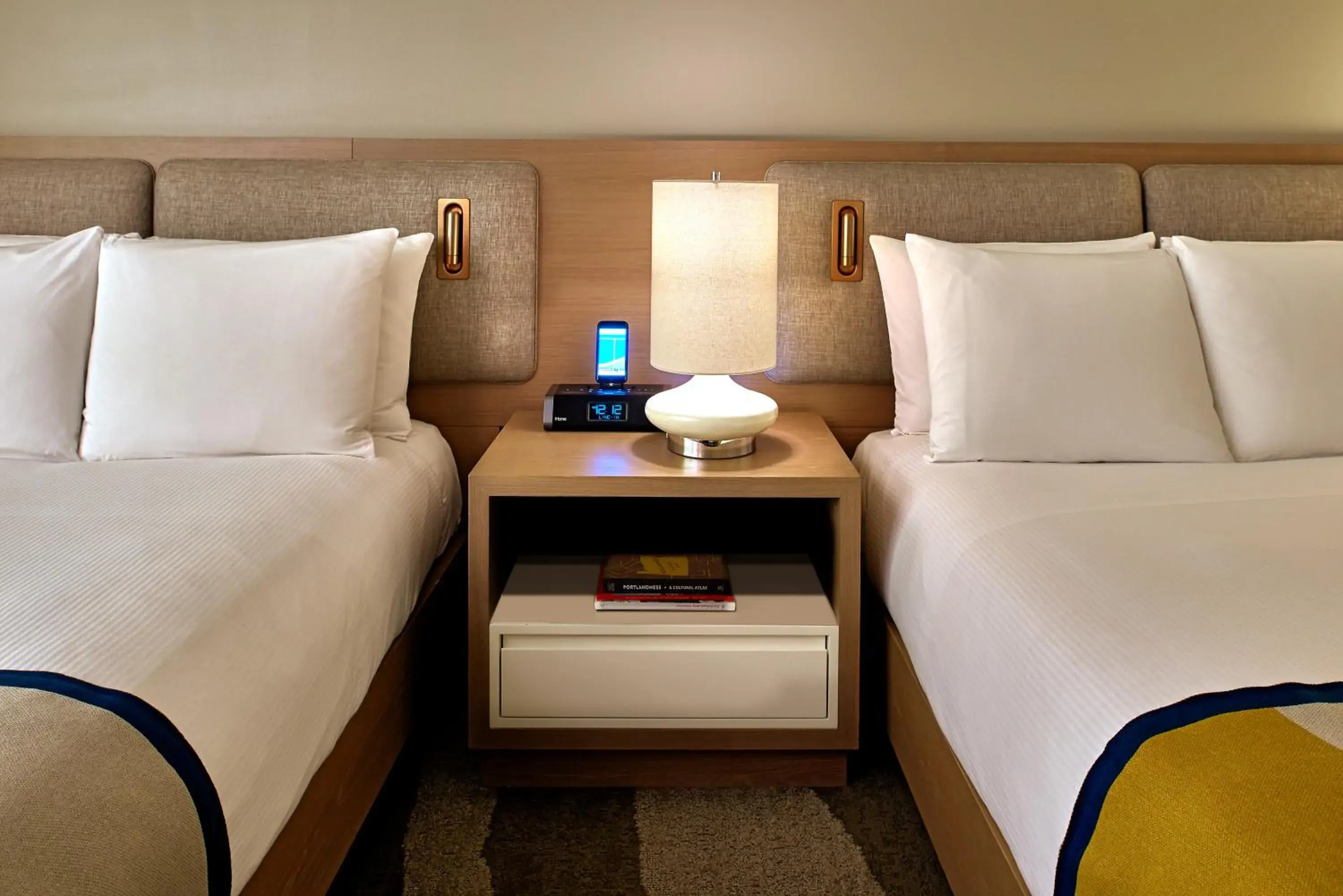 Deluxe Queen Room with Two Queen Beds in The Hotel Zags Portland Deluxe Queen Room with Two Queen Beds in The Hotel Zags Portland