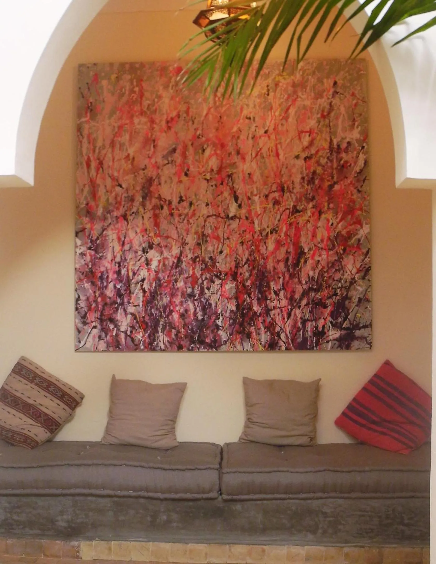 Decorative detail in Riad Linda