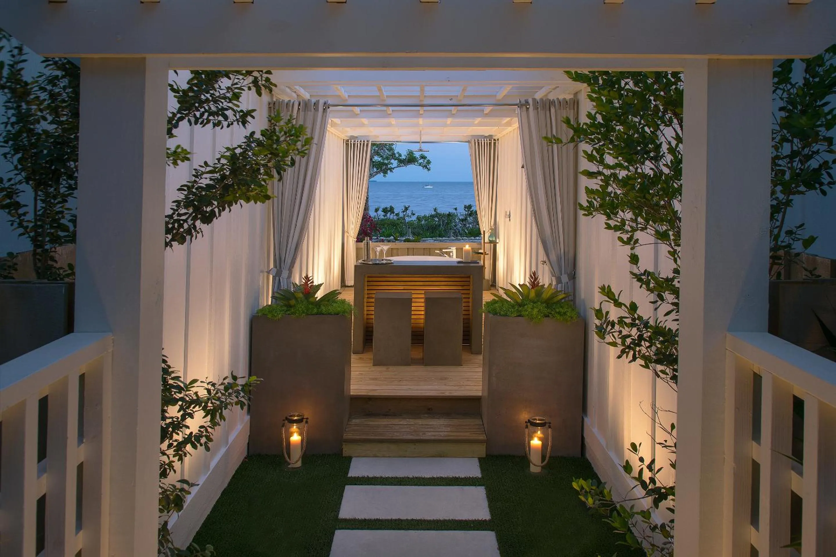 Patio in Bungalows Key Largo - All Inclusive