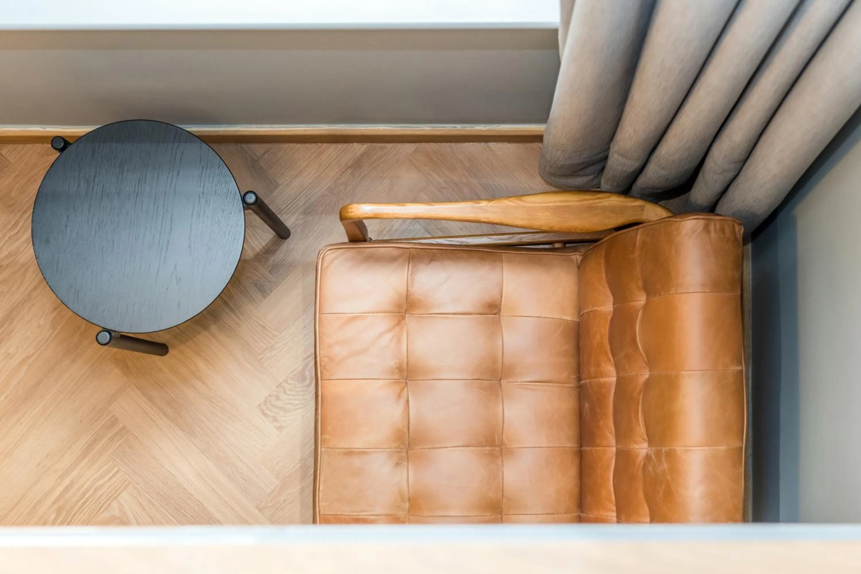 Seating area in KM Apartments