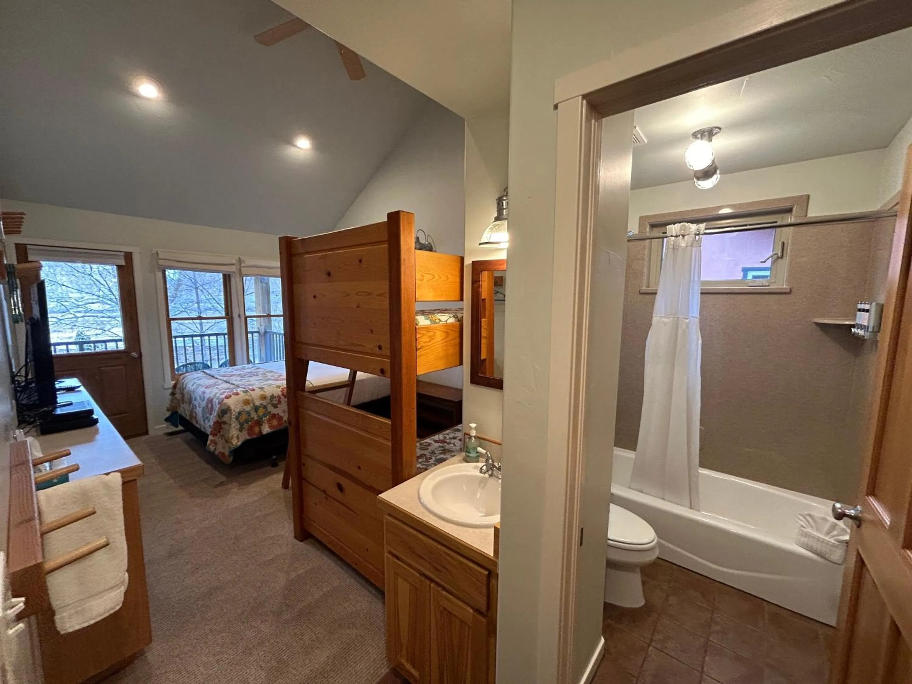 Bed in Moab Springs Ranch