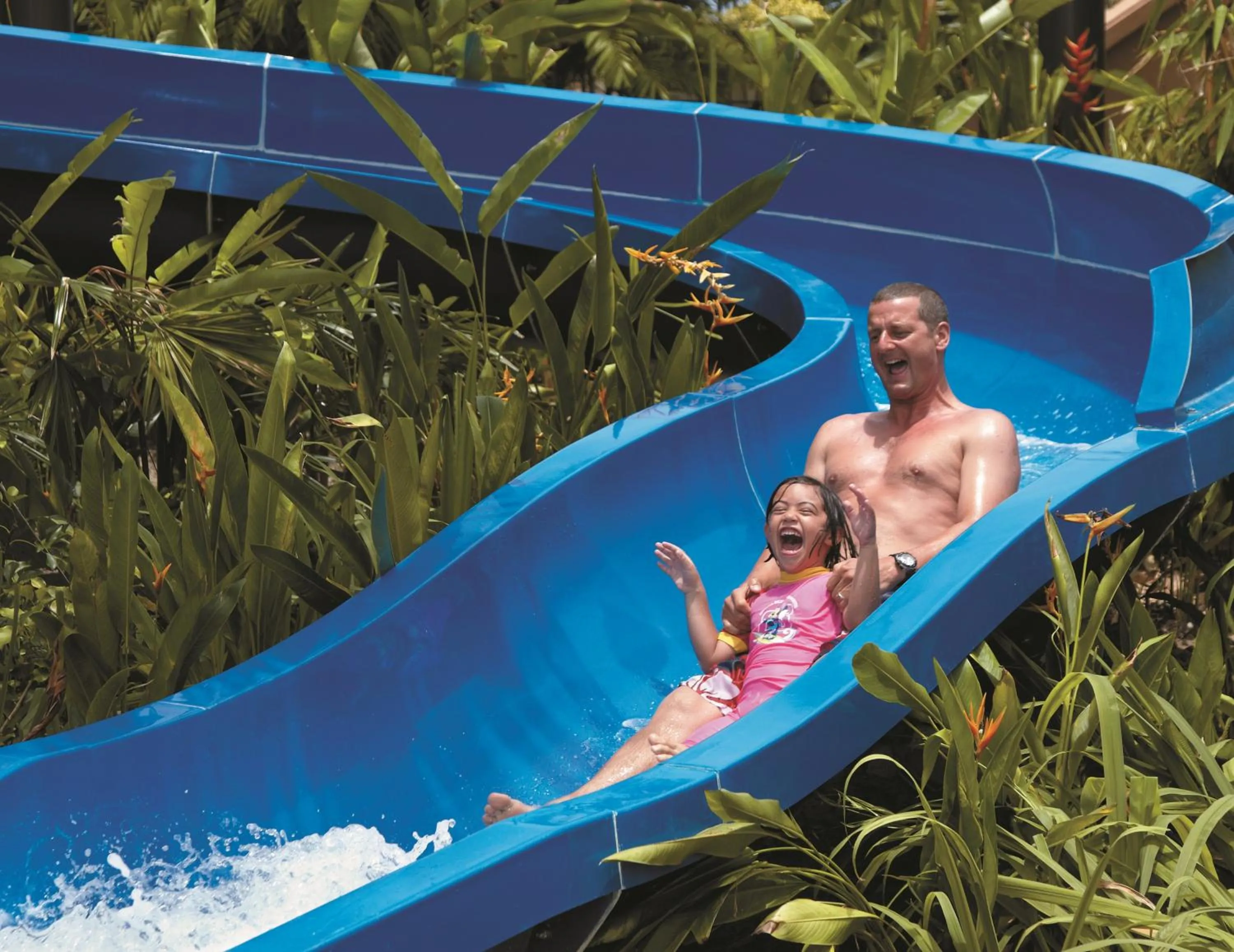 Aqua park in Shangri-La Tanjung Aru, Kota Kinabalu