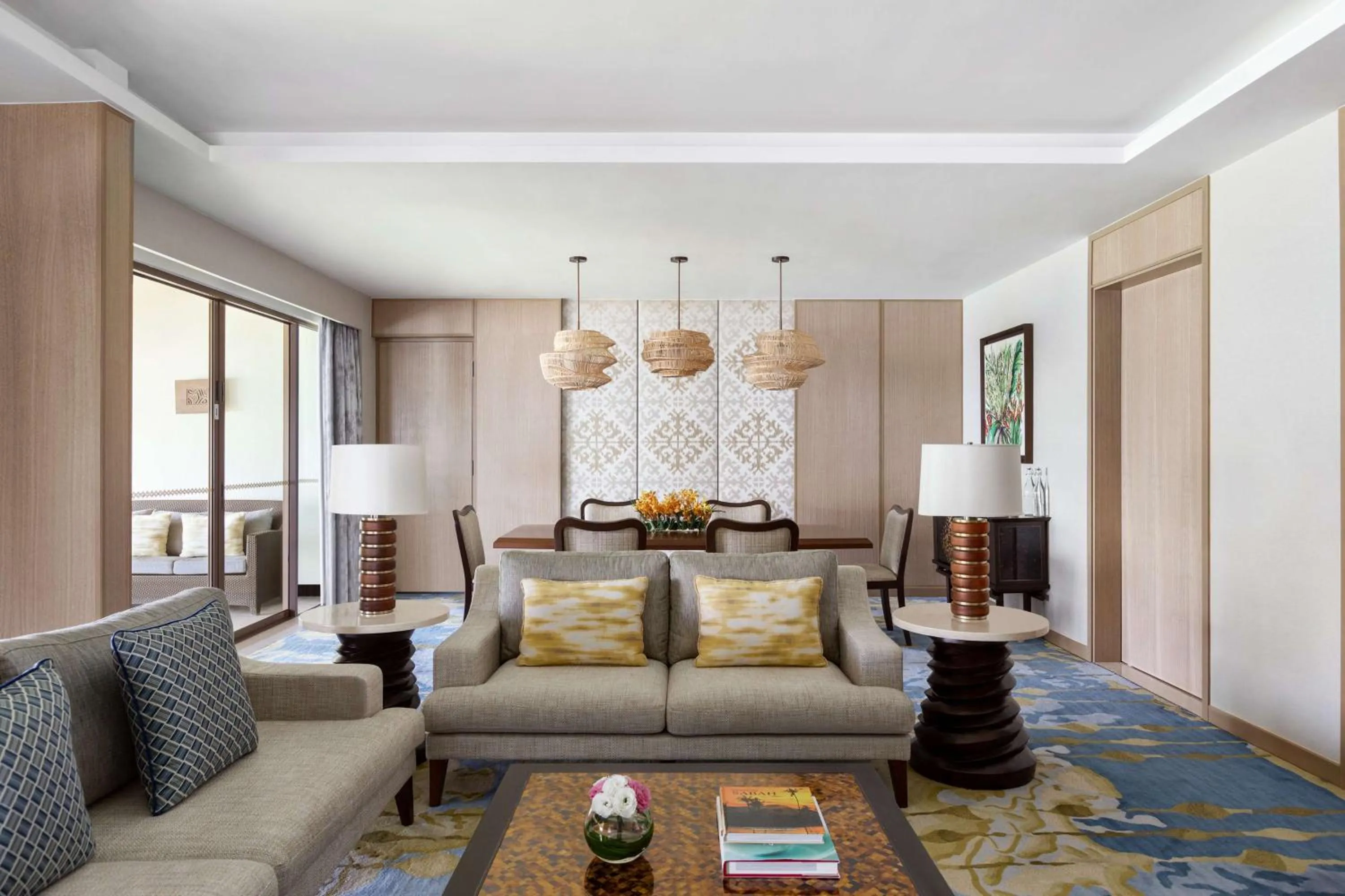 Living room in Shangri-La Tanjung Aru, Kota Kinabalu