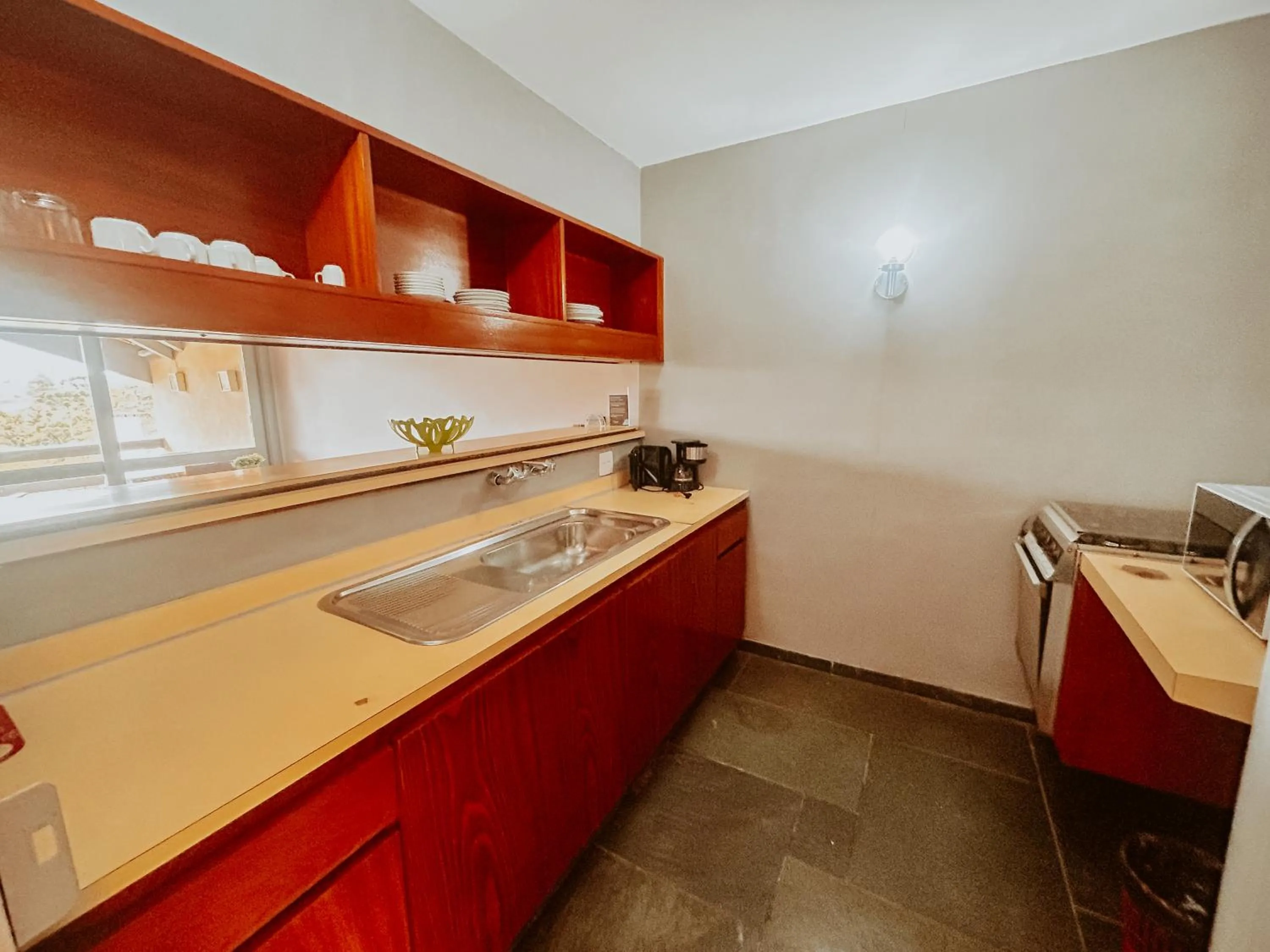 Kitchen or kitchenette in Plaza Inn Week Inn