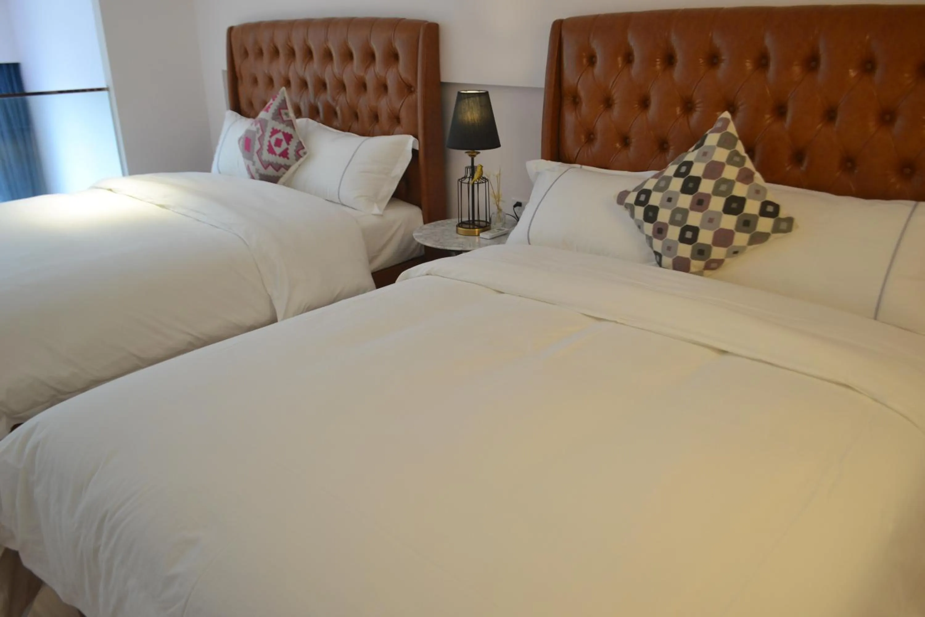 Bed in Yumi Huanju Apartment -广州东站 燕塘地铁站店