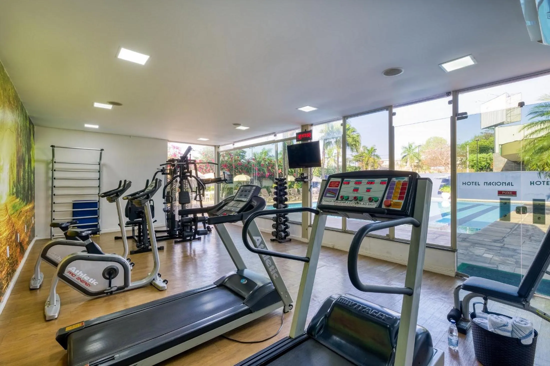 Fitness centre/facilities in Hotel Nacional de Rio Preto - Distributed by Intercity