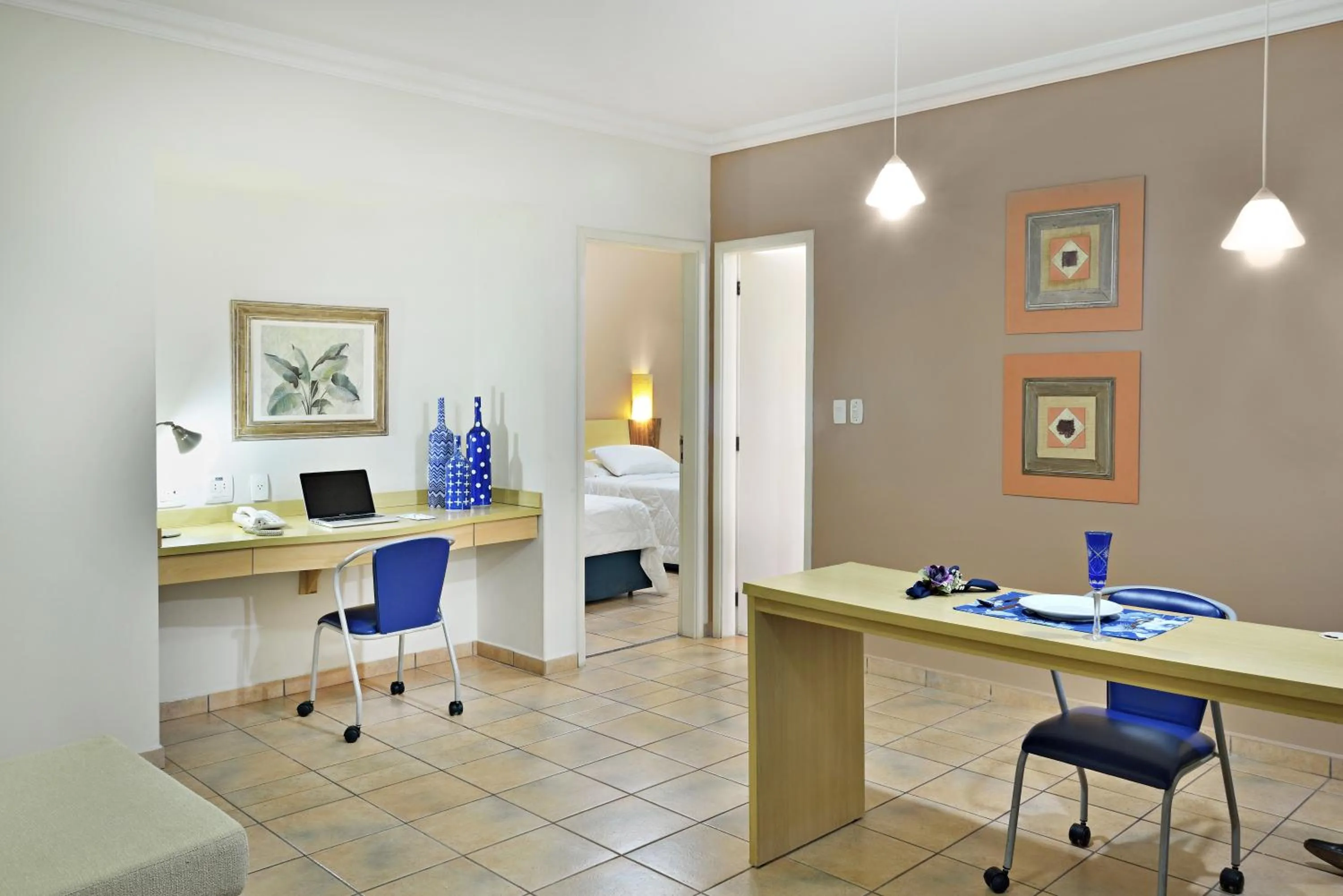 Living room in Plaza Inn Flat Araxá