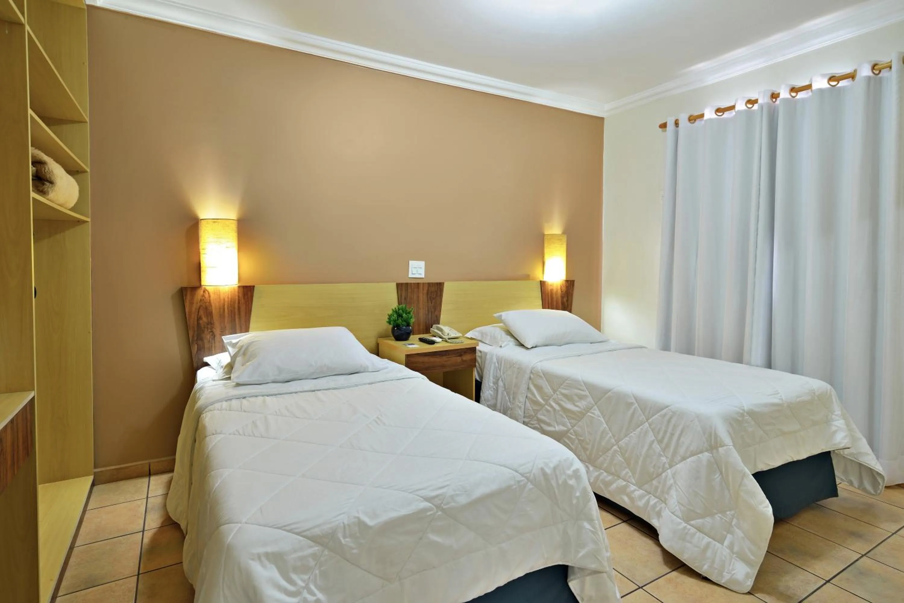 Bed in Plaza Inn Flat Araxá