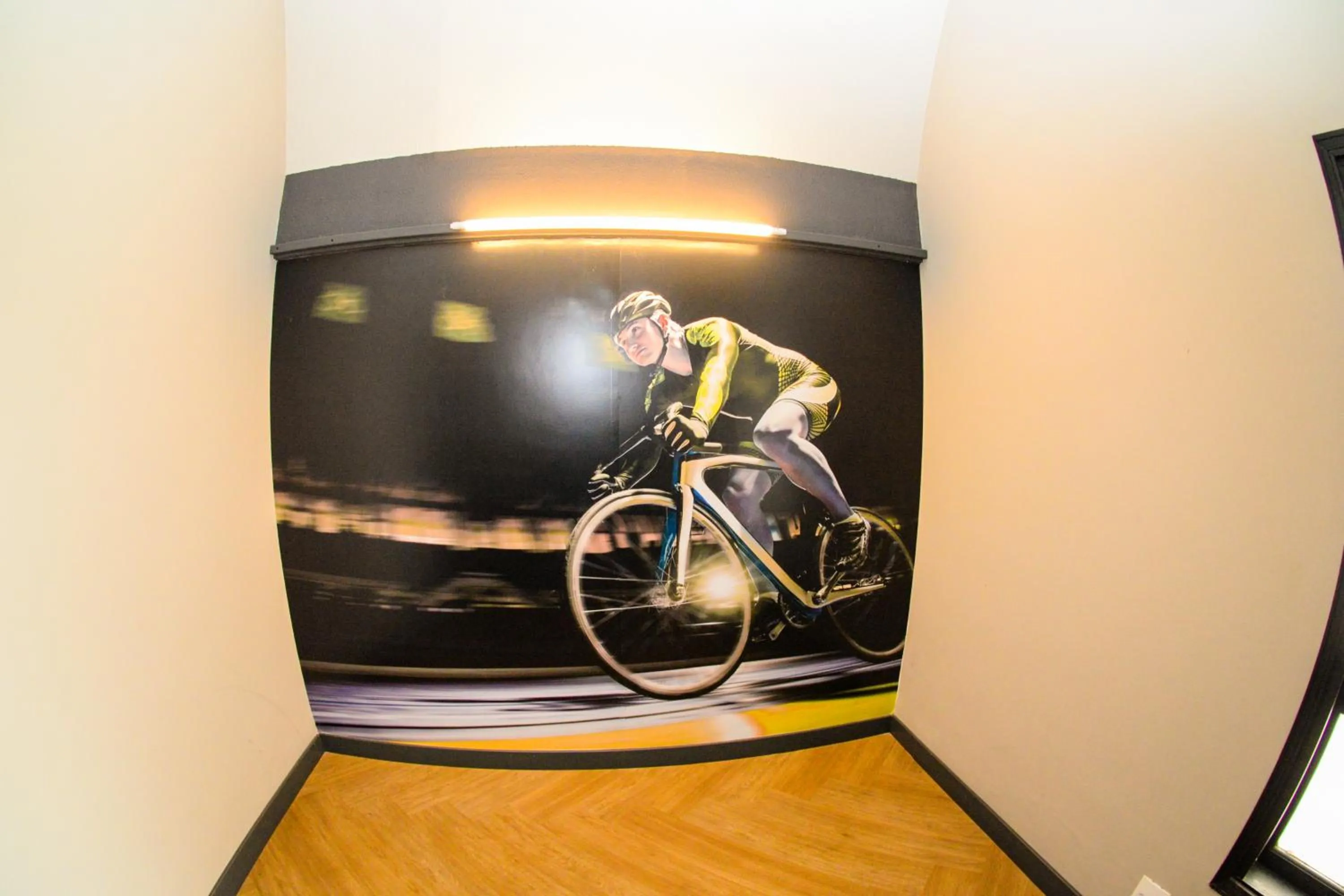 Living room in ibis Styles Rio Preto Monte Libano