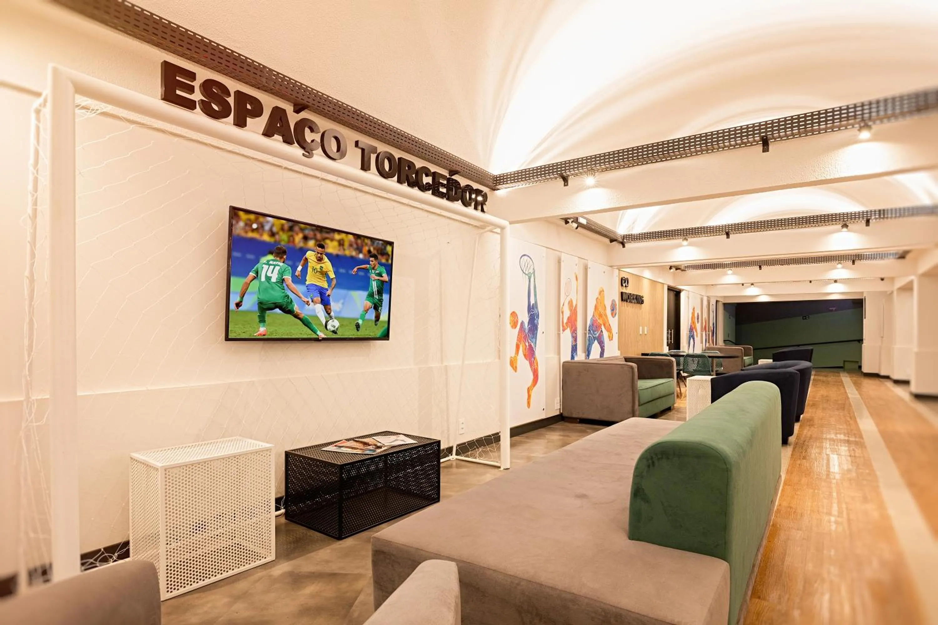 Communal lounge/ TV room in ibis Styles Rio Preto Monte Libano