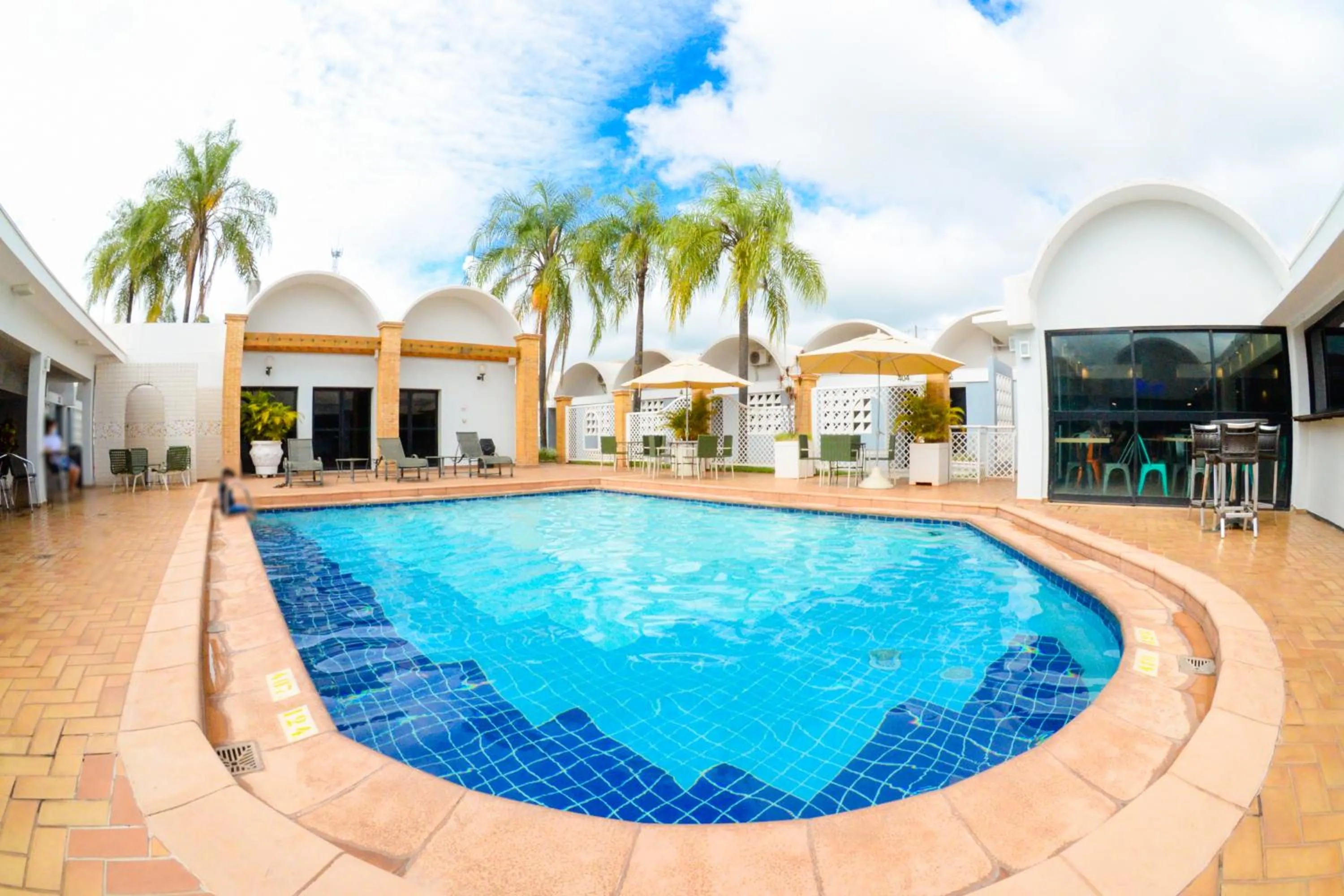 Swimming pool in ibis Styles Rio Preto Monte Libano