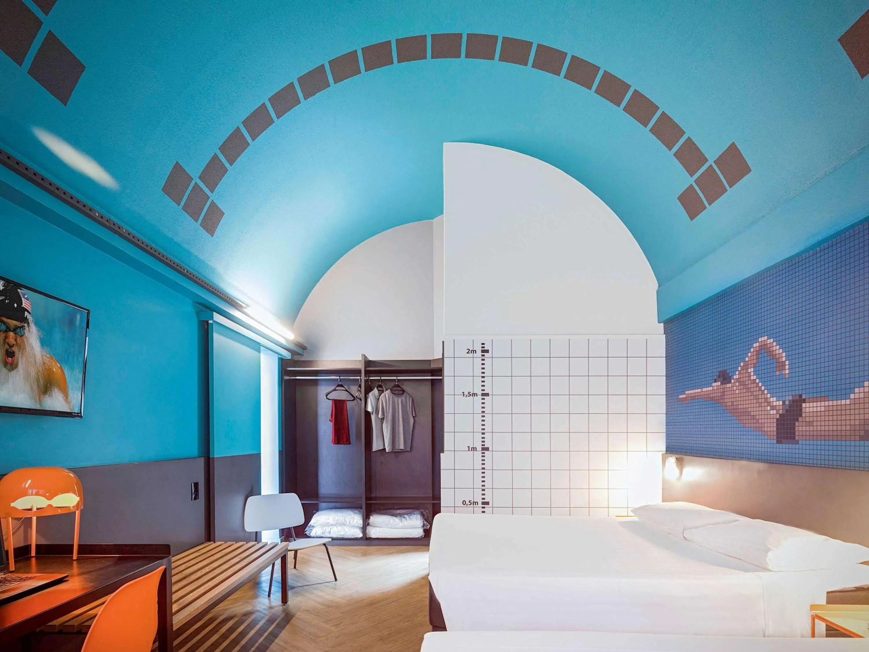 Photo of the whole room, Bed in ibis Styles Rio Preto Monte Libano