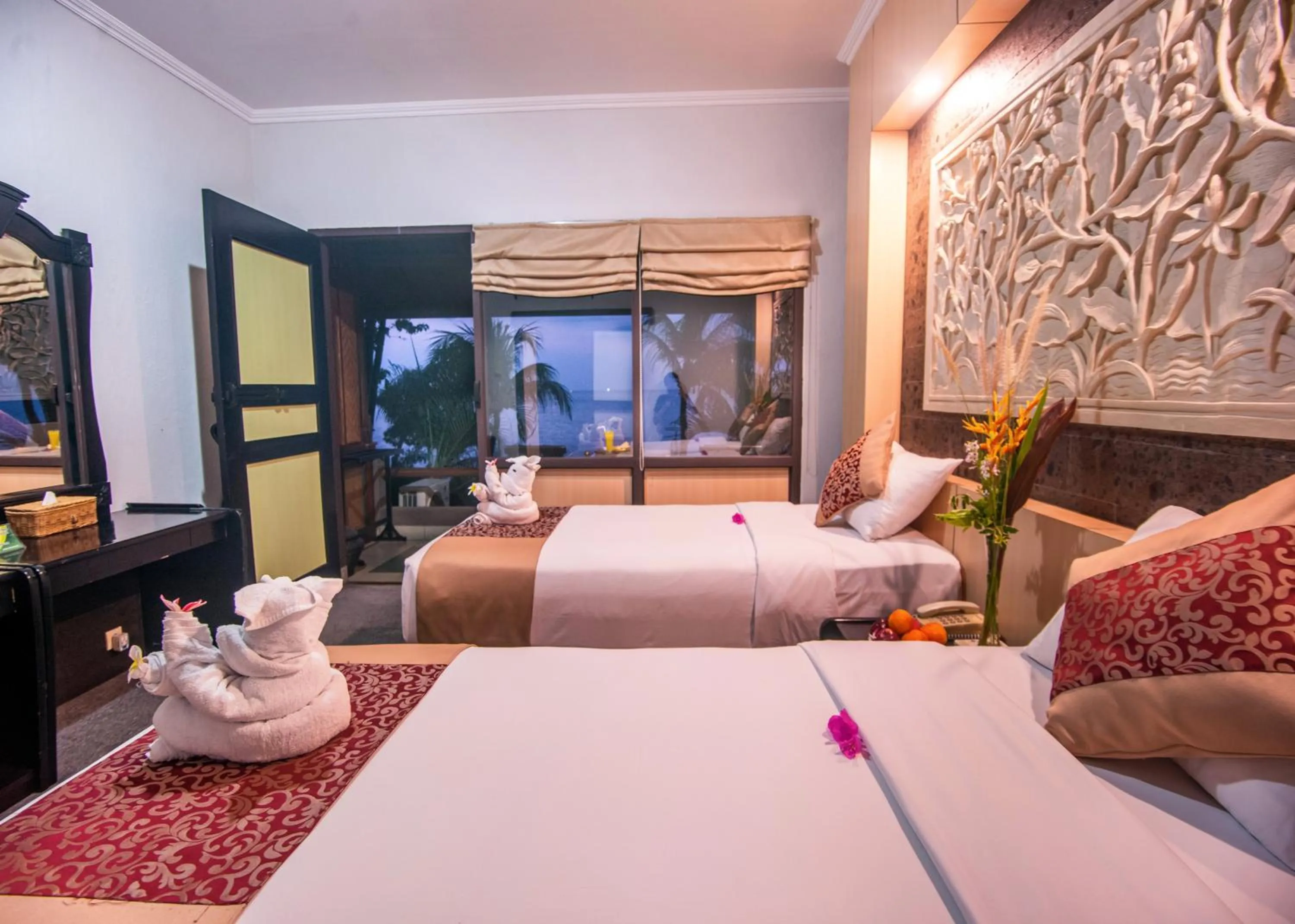 Bed in Nugraha Lovina Seaview Resort & Spa