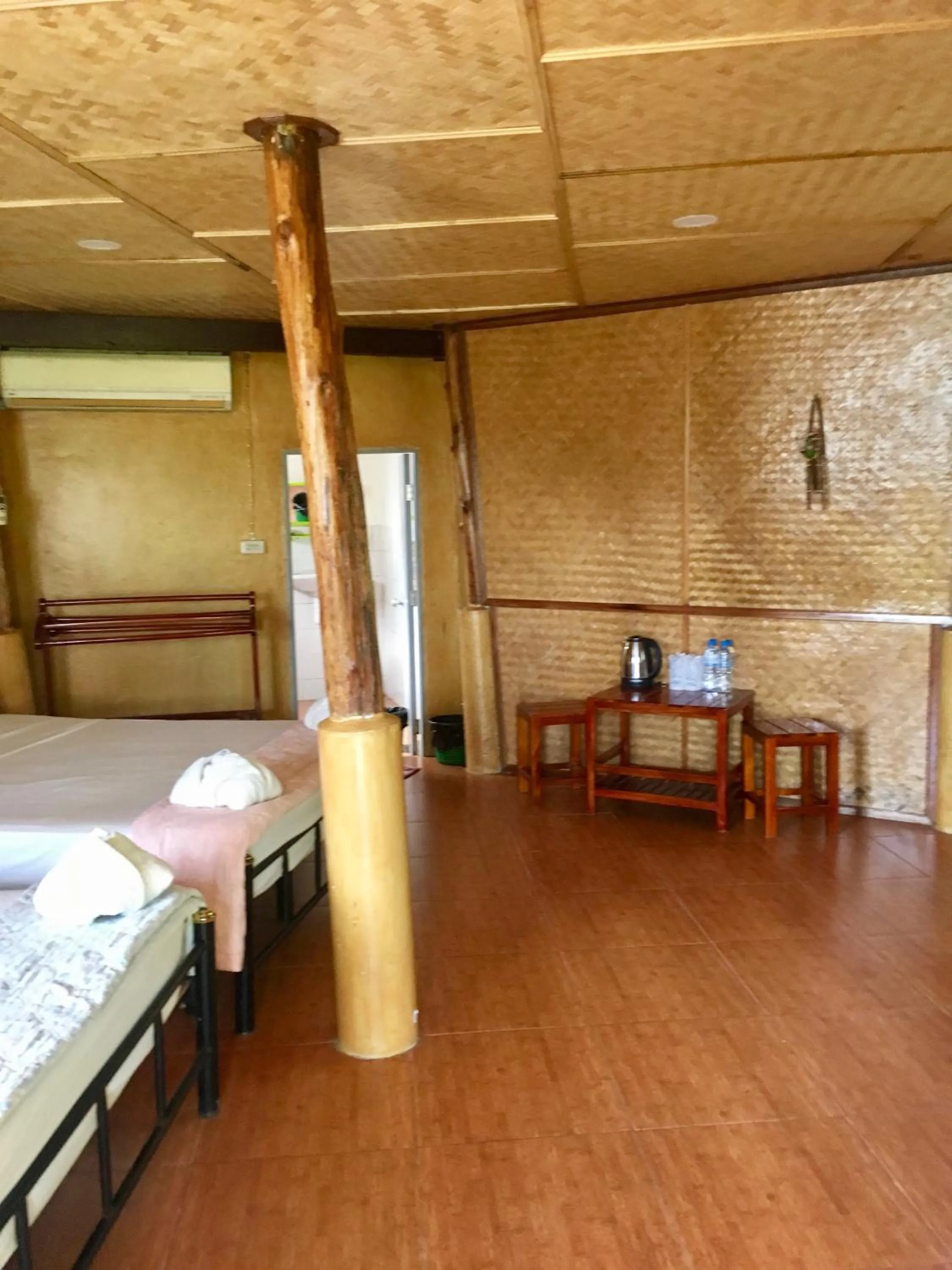 Bed in TP Hut Bungalows