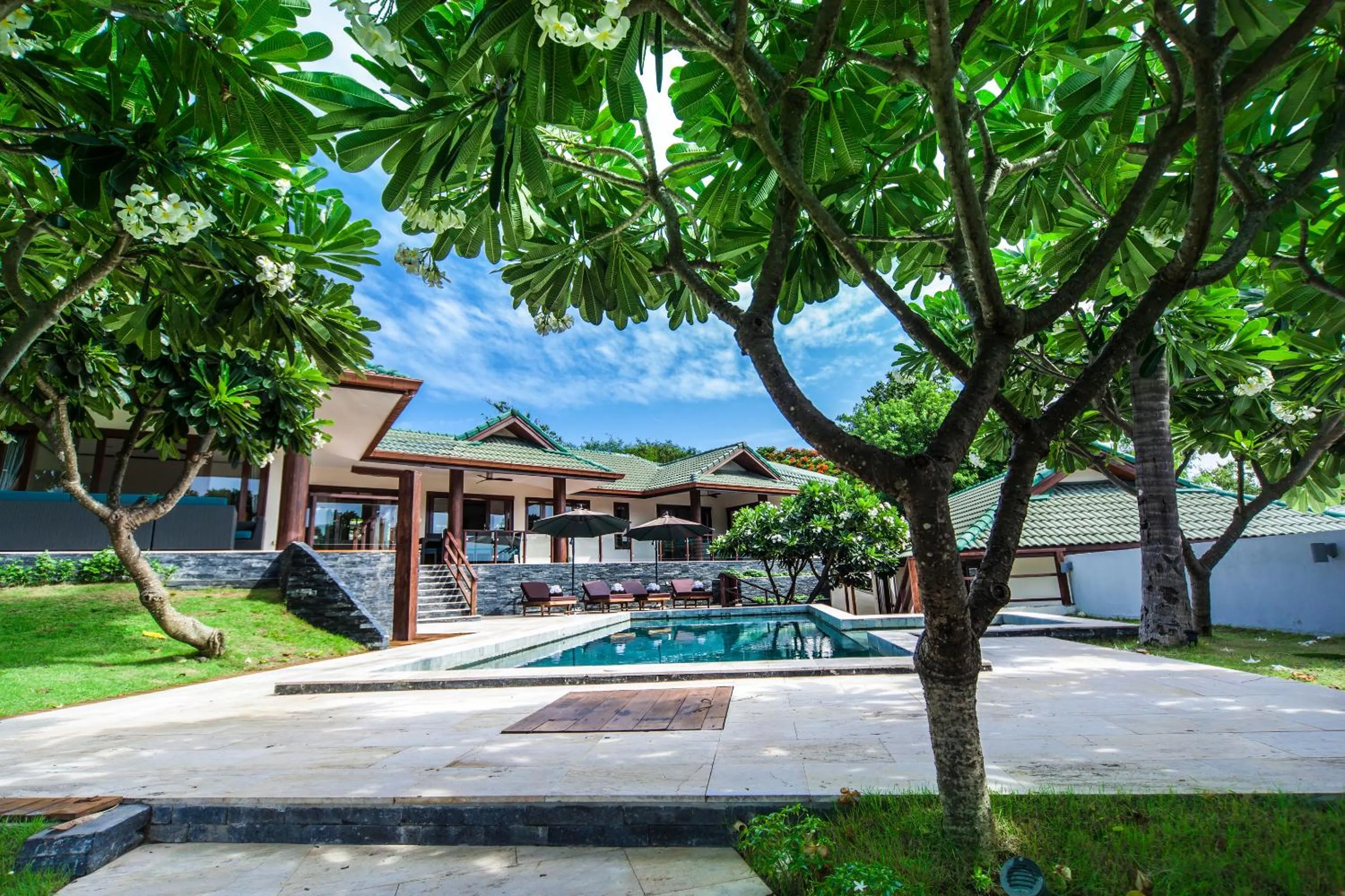 Property building in Idyllic Samui Beach Villa Resort