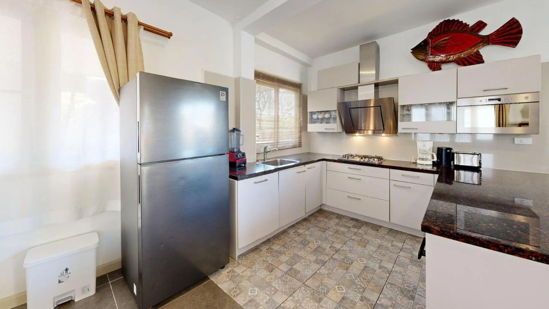 kitchen in Idyllic Samui Beach Villa Resort