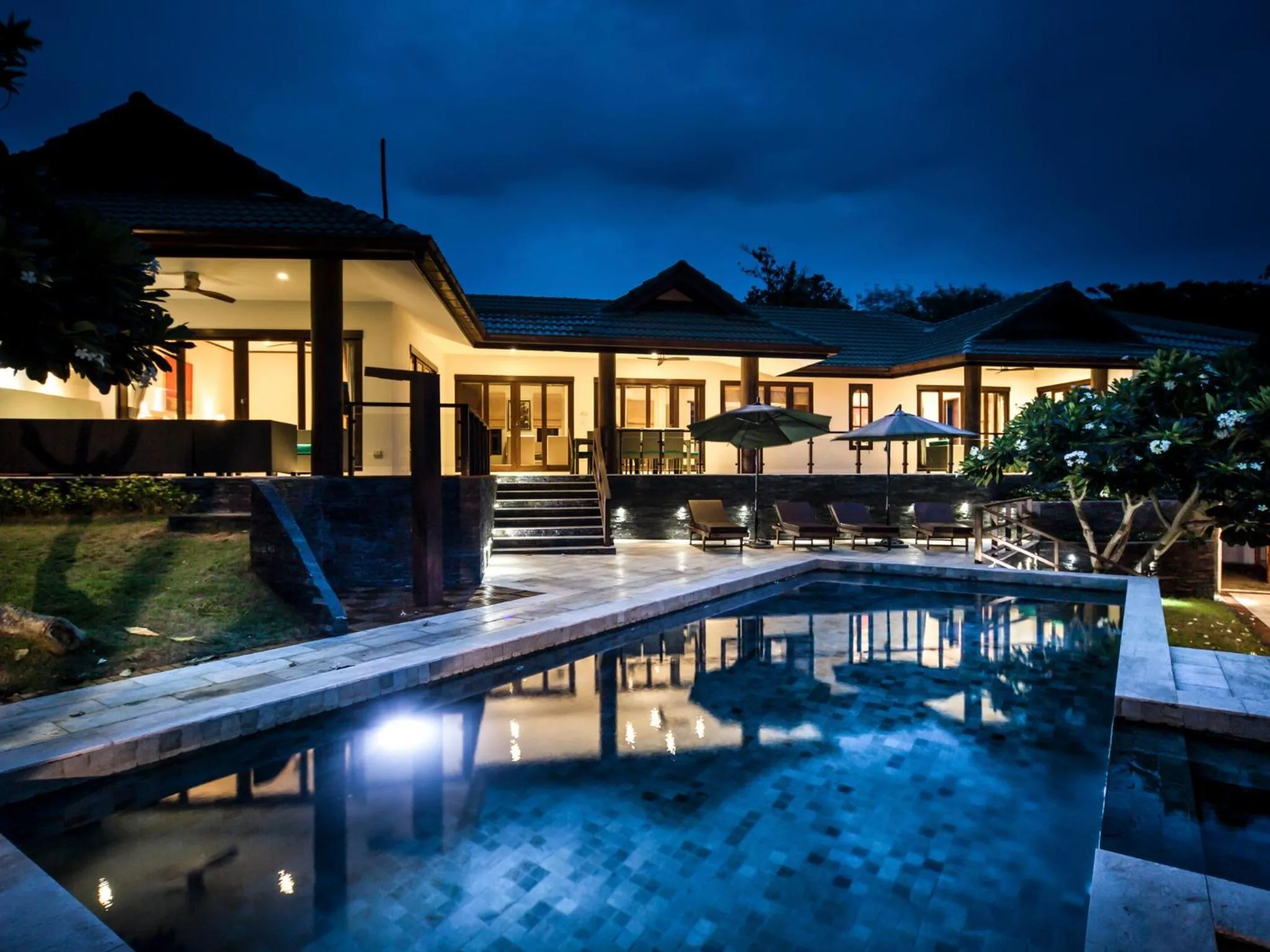 Property building in Idyllic Samui Beach Villa Resort