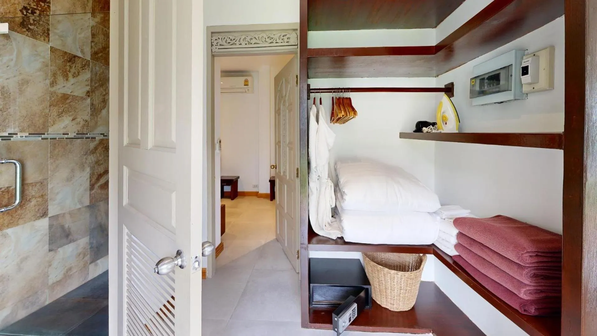 Toilet, Bed in Idyllic Samui Beach Villa Resort