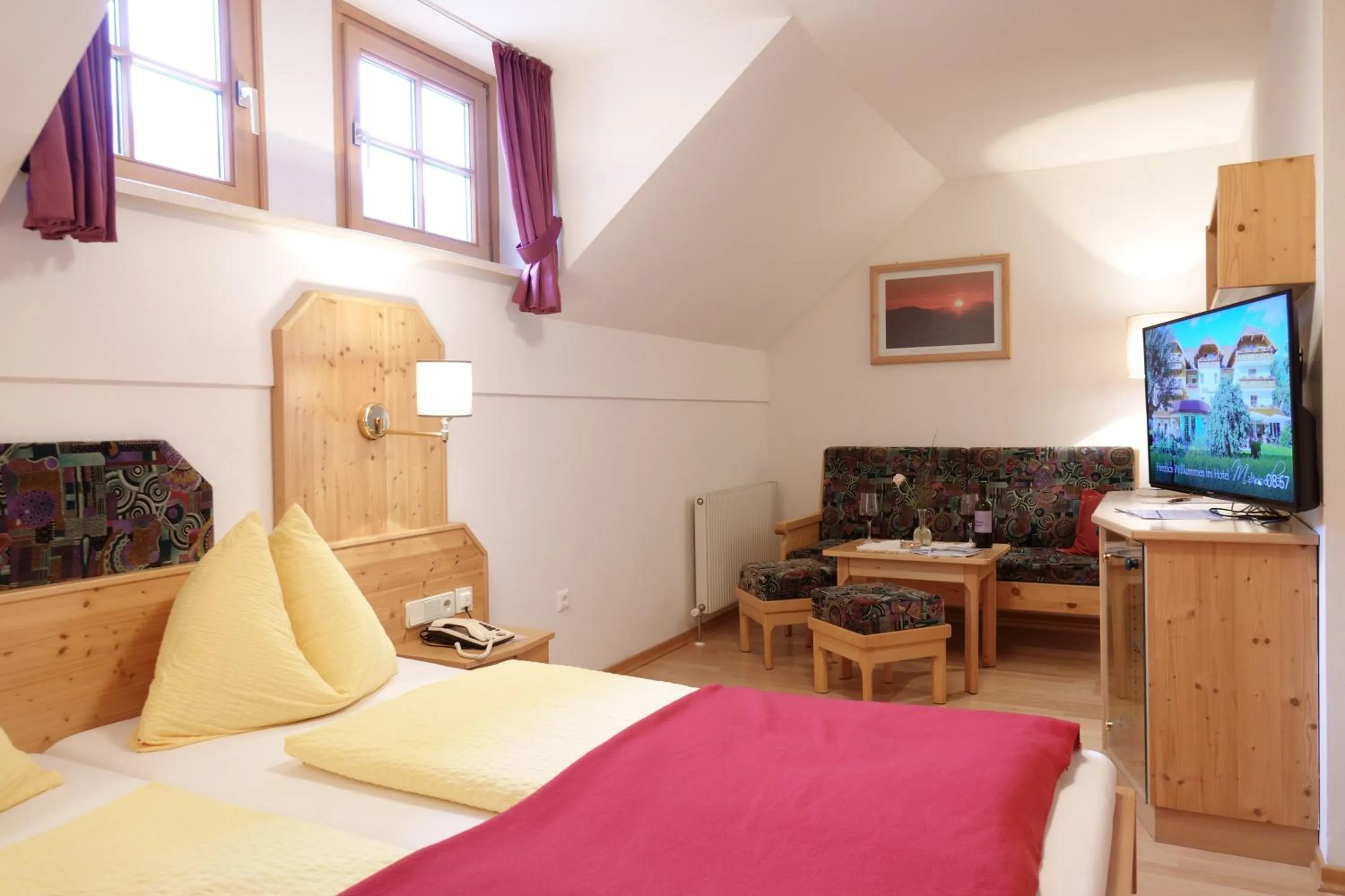 Bed in Hotel Malteinerhof