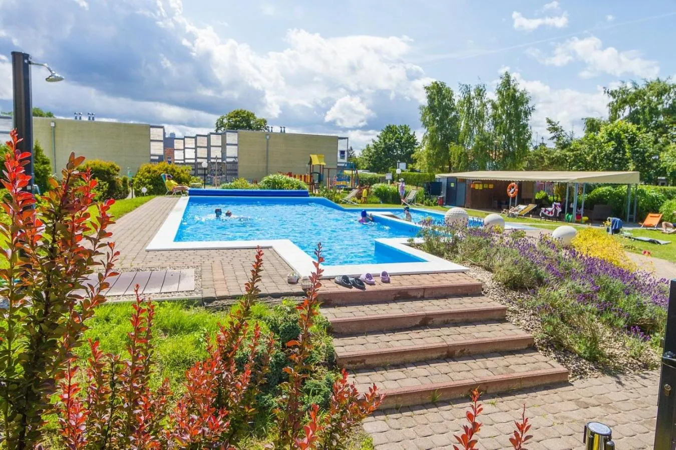 Pool view in Domki Holenderskie Eden Resort & Spa