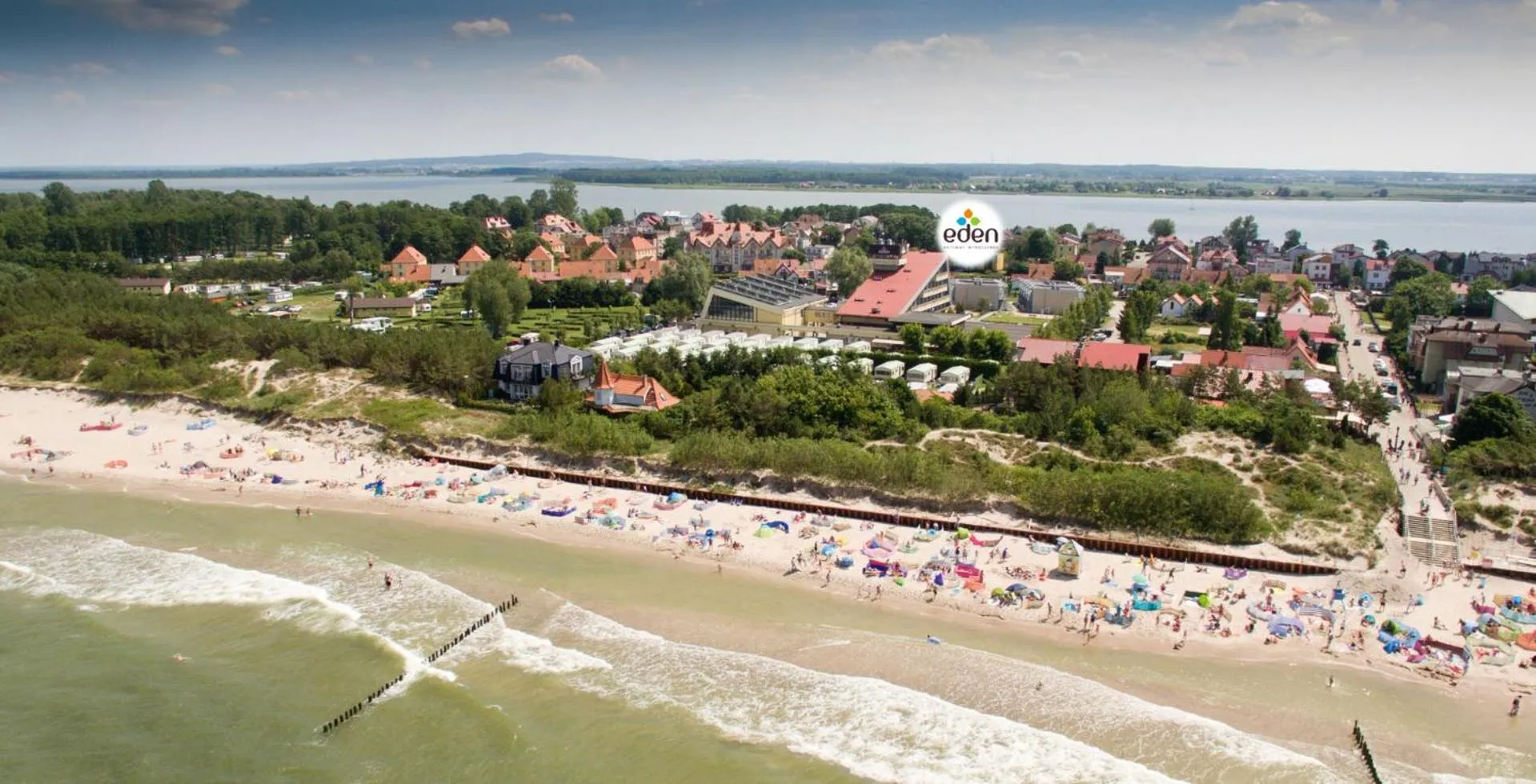 Beach in Domki Holenderskie Eden Resort & Spa