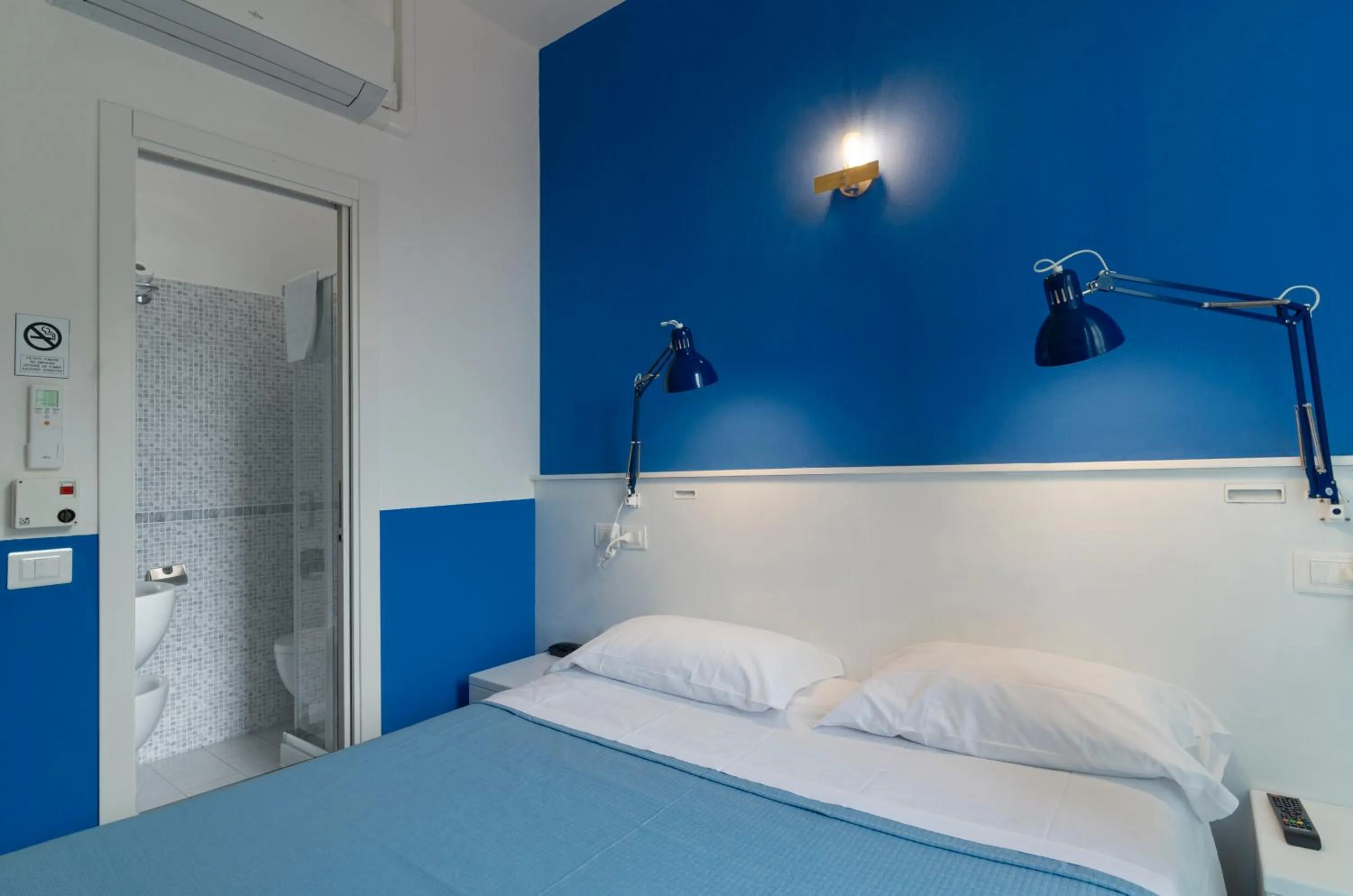 Bed in Hotel Villa Argentina