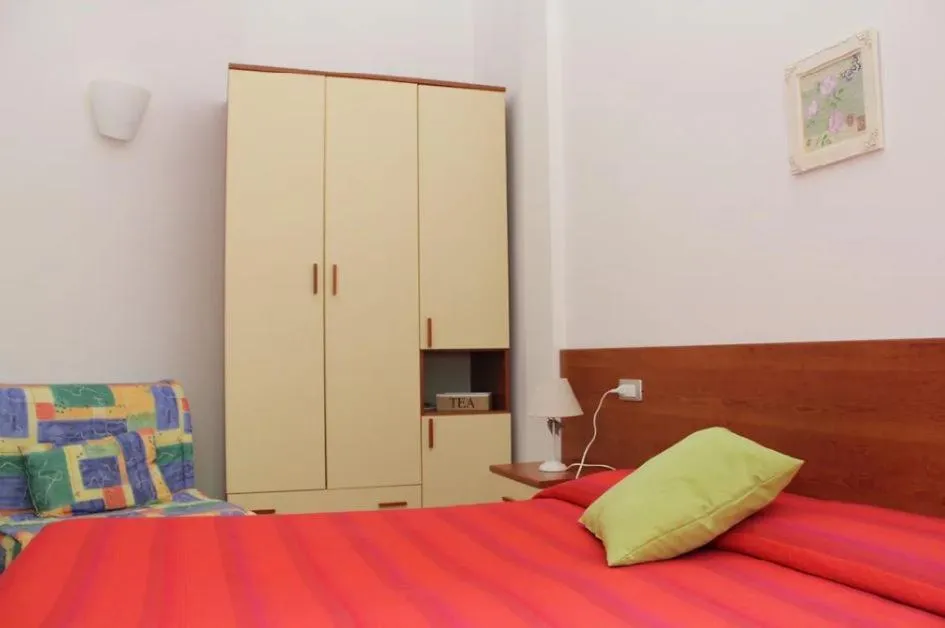 Bed in Hotel Villa Argentina