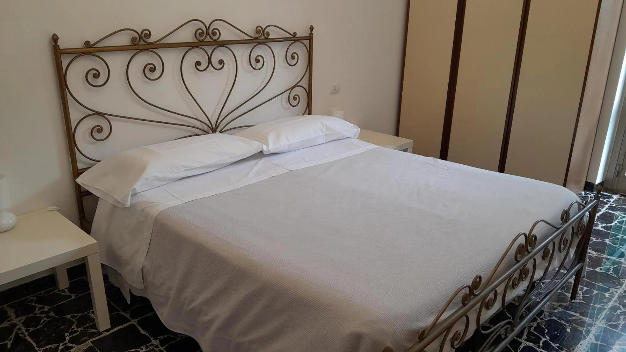 Bed in Hotel Villa Argentina