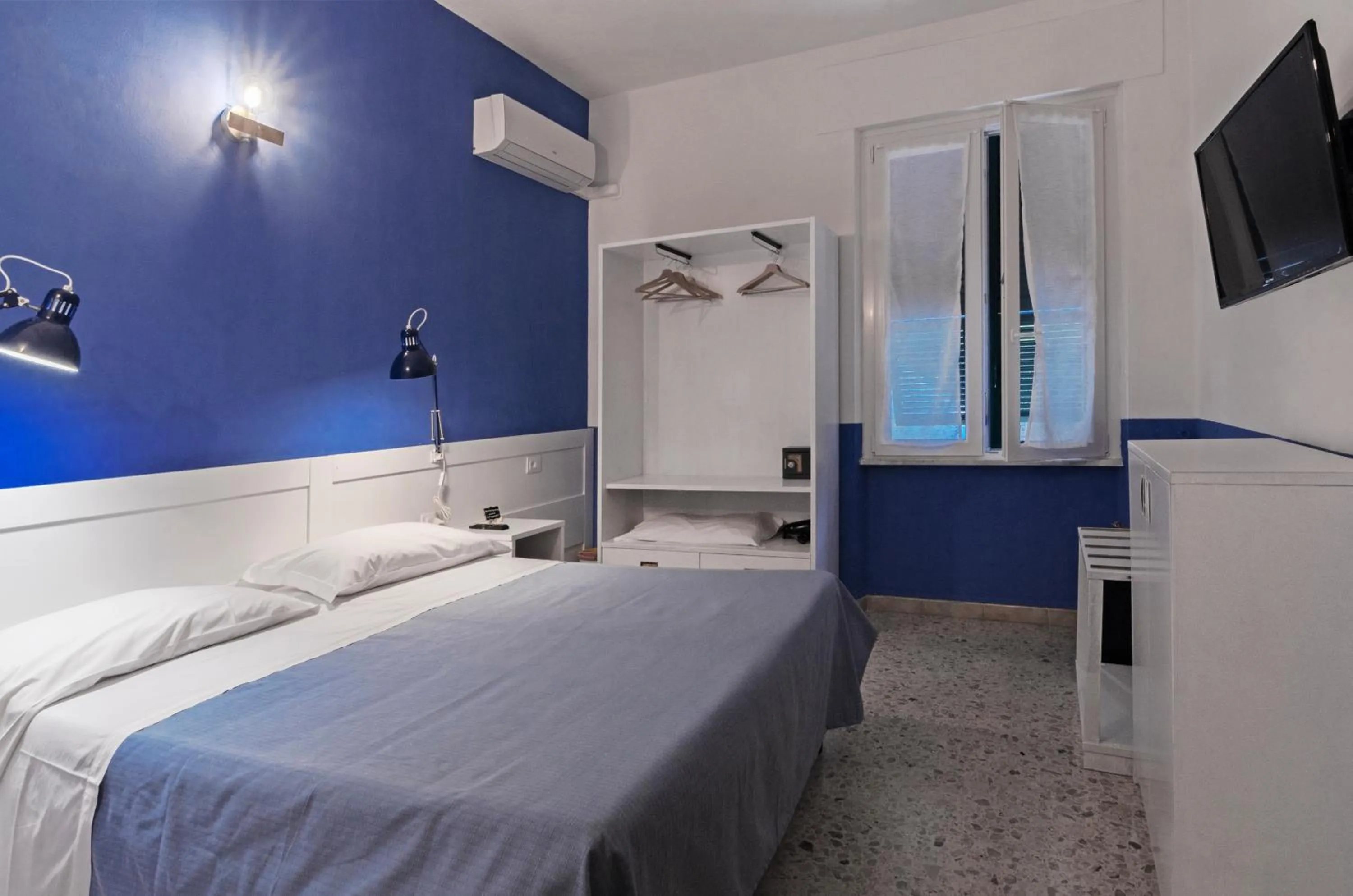 Bed in Hotel Villa Argentina