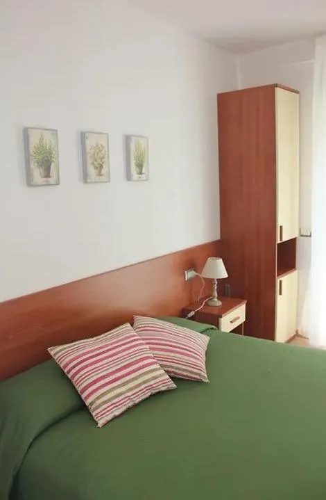 Bed in Hotel Villa Argentina