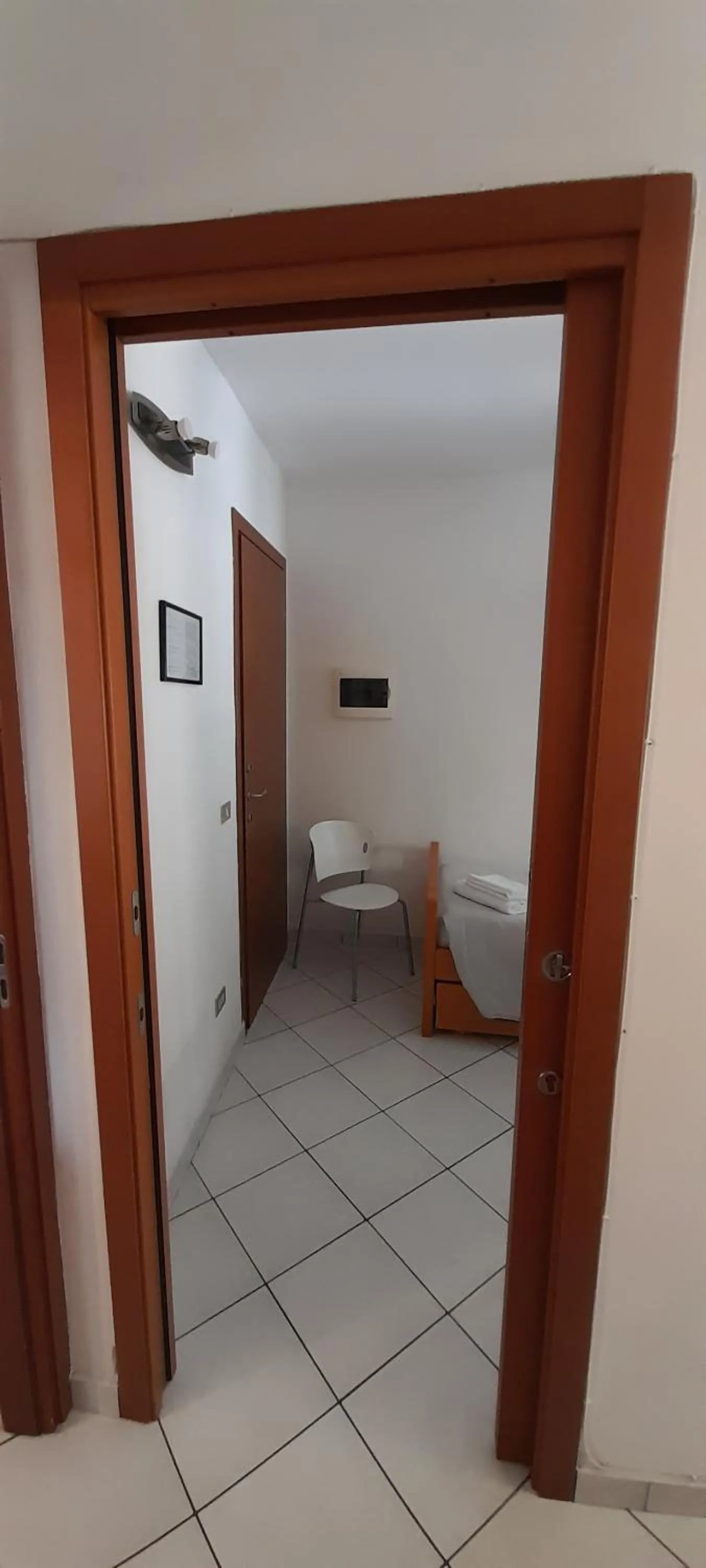 Bed in Hotel Villa Argentina