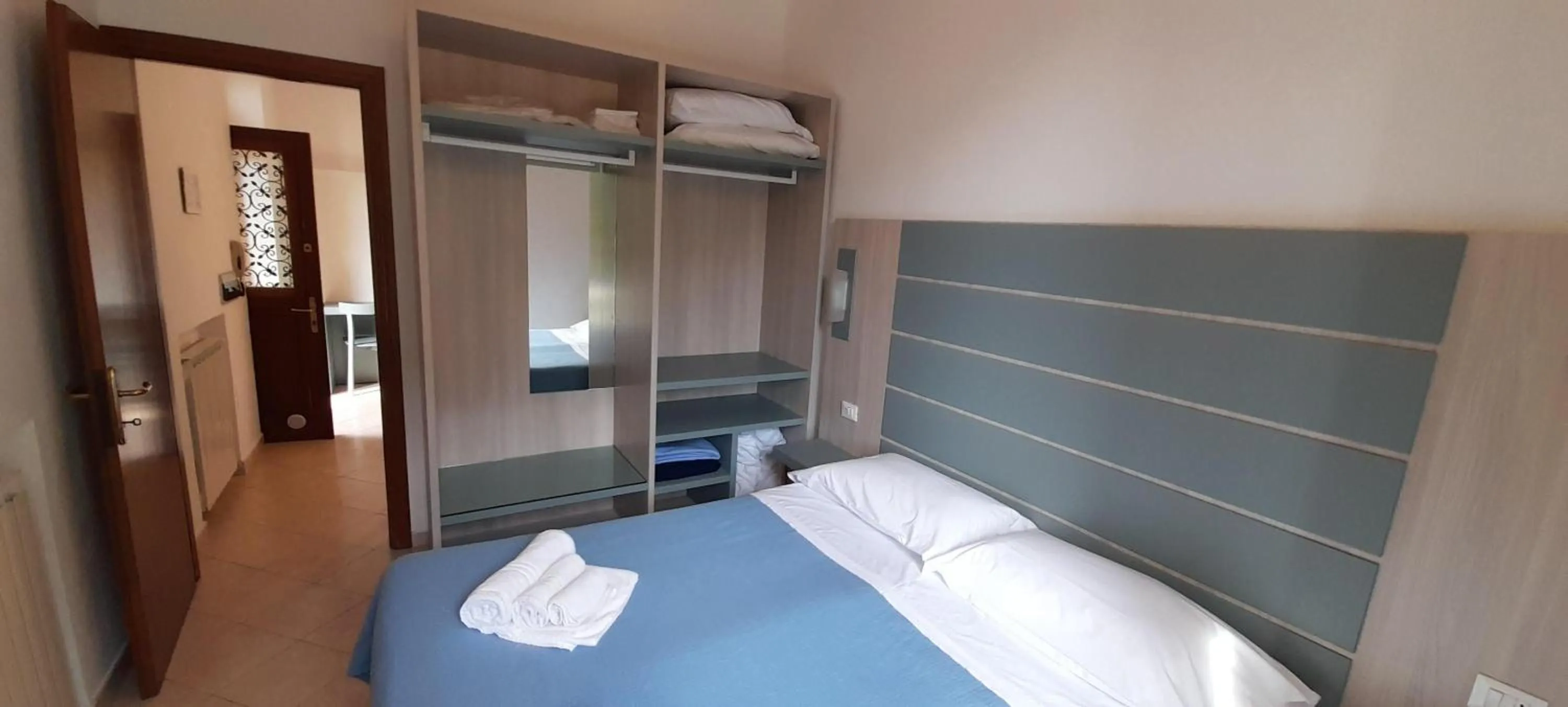 Bed in Hotel Villa Argentina