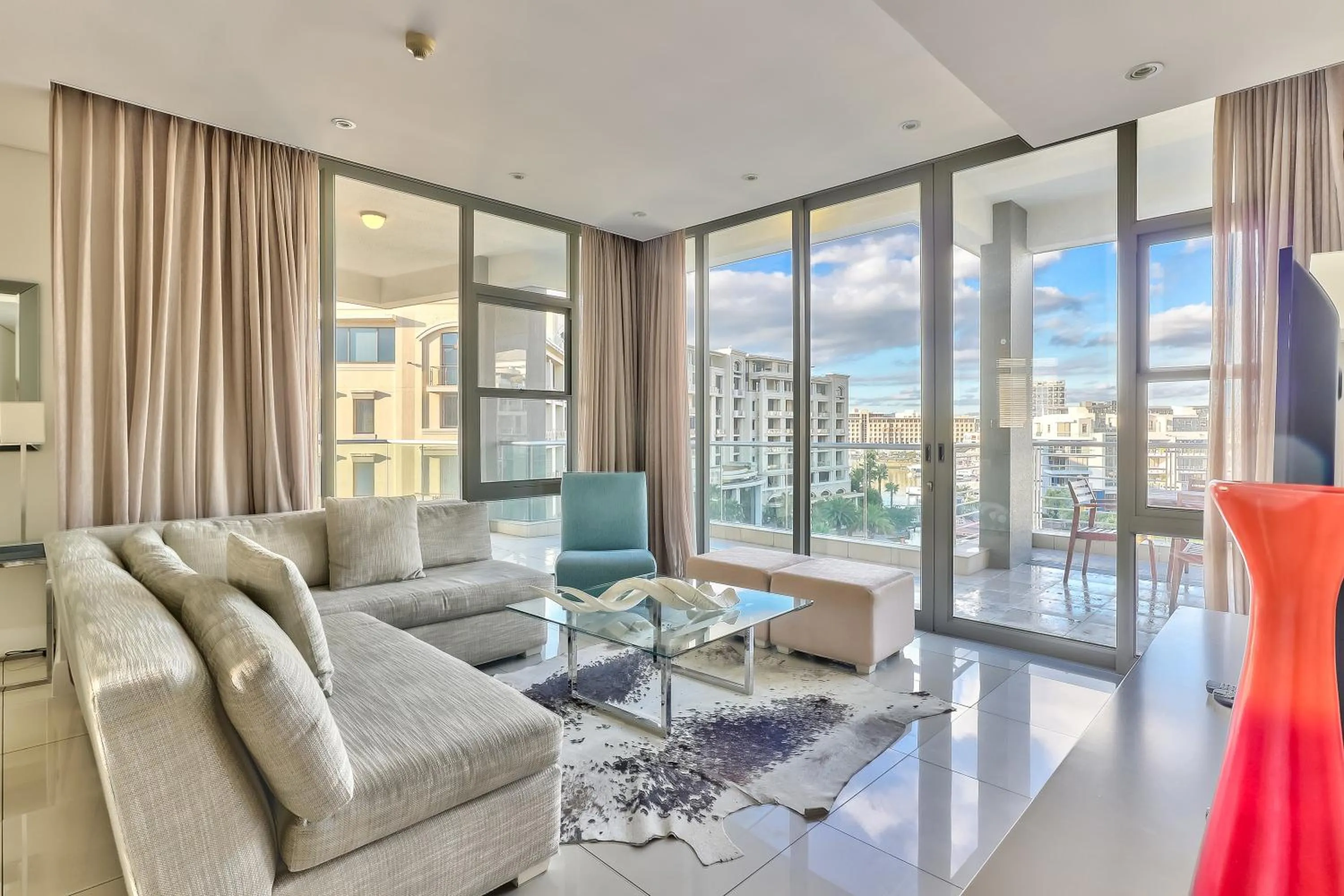 Living room in Lawhill Luxury Apartments - V & A Waterfront