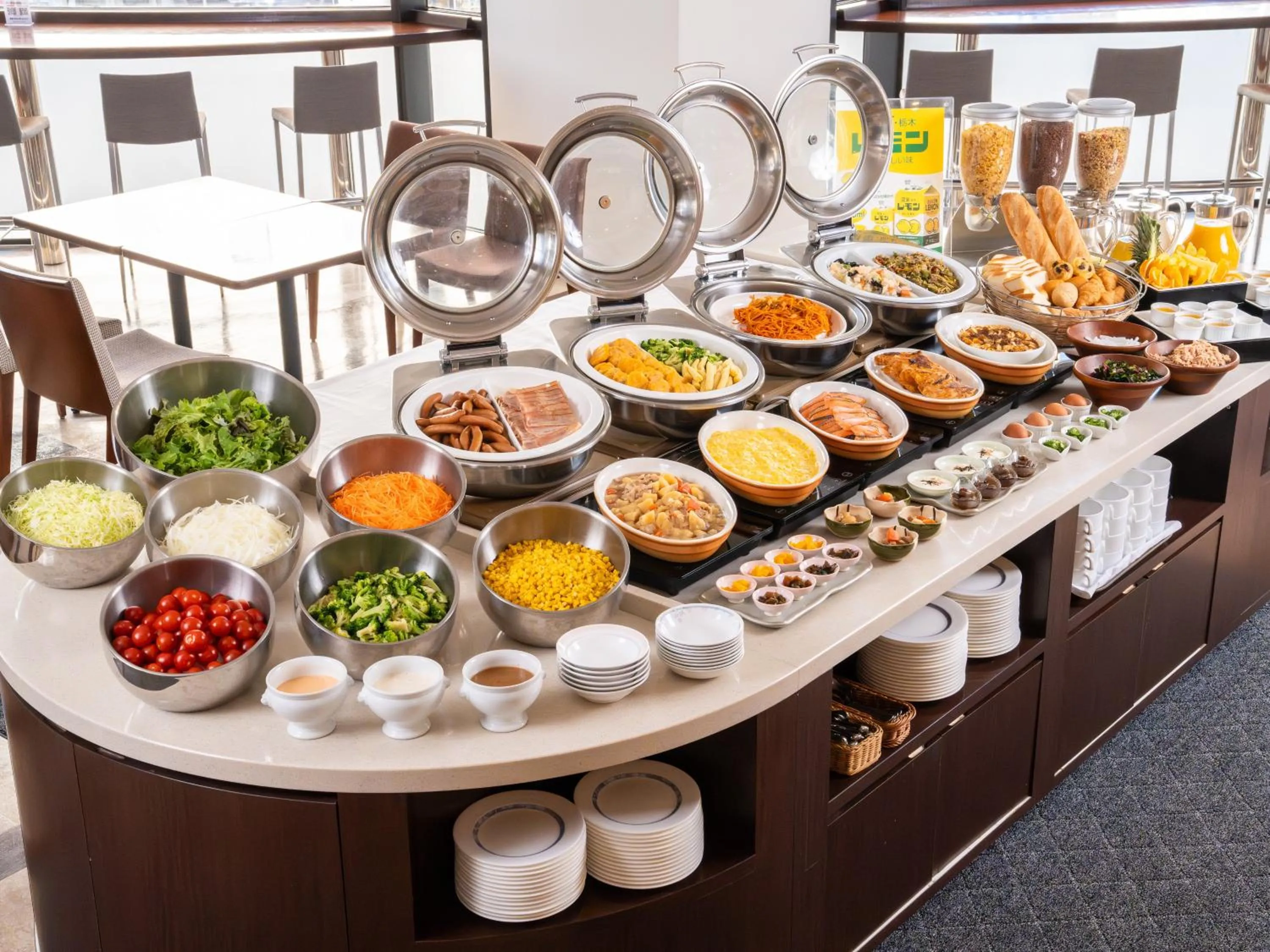 Buffet breakfast in HOTEL MYSTAYS Utsunomiya